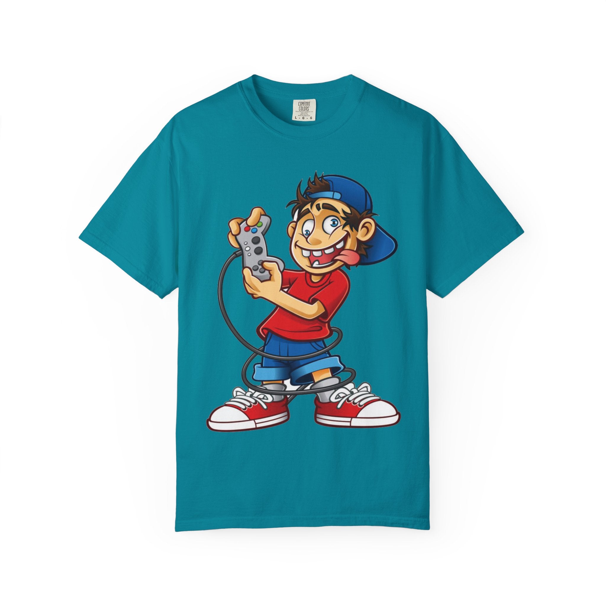 Funny Gamer T-Shirt –  Doodle Style Tee