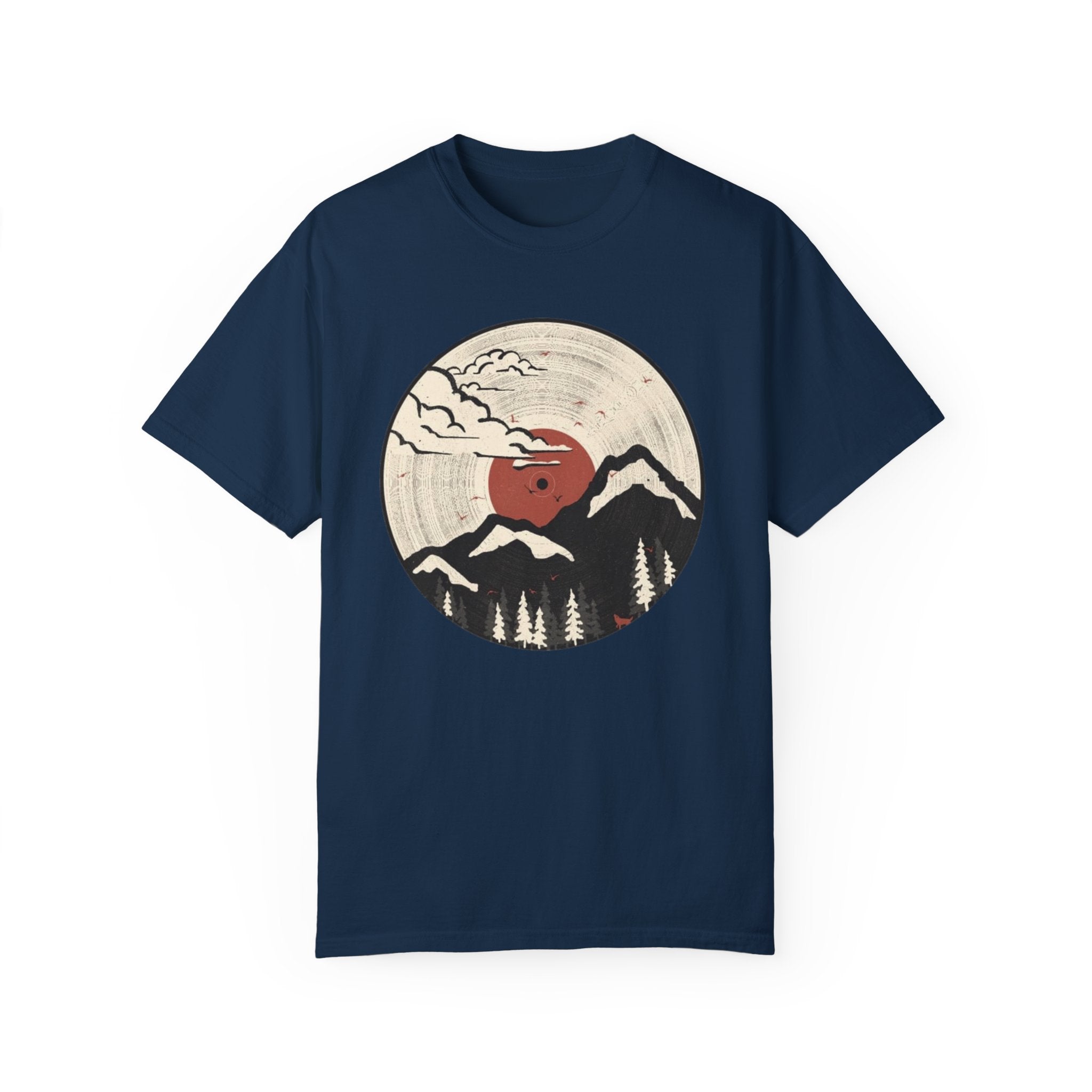MTN LP... T-Shirt – Minimalist Vinyl Record-Inspired Tee for Music Lovers