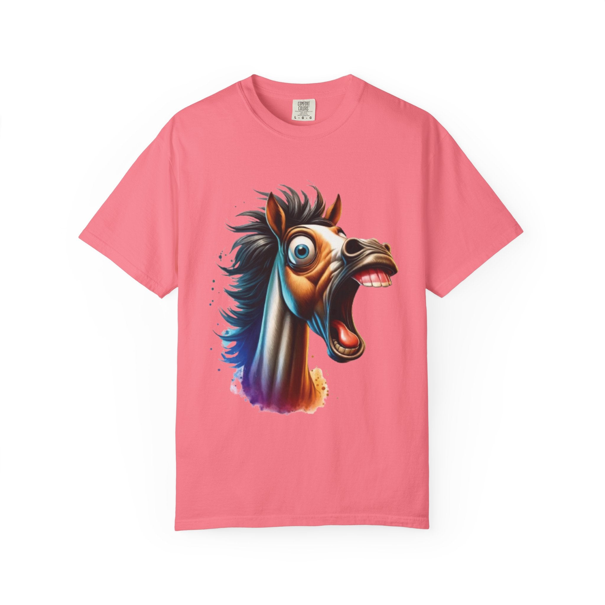 Funny  Horse T-Shirt | Cartoon Horse Graphic Tee | Vibrant Art Design
