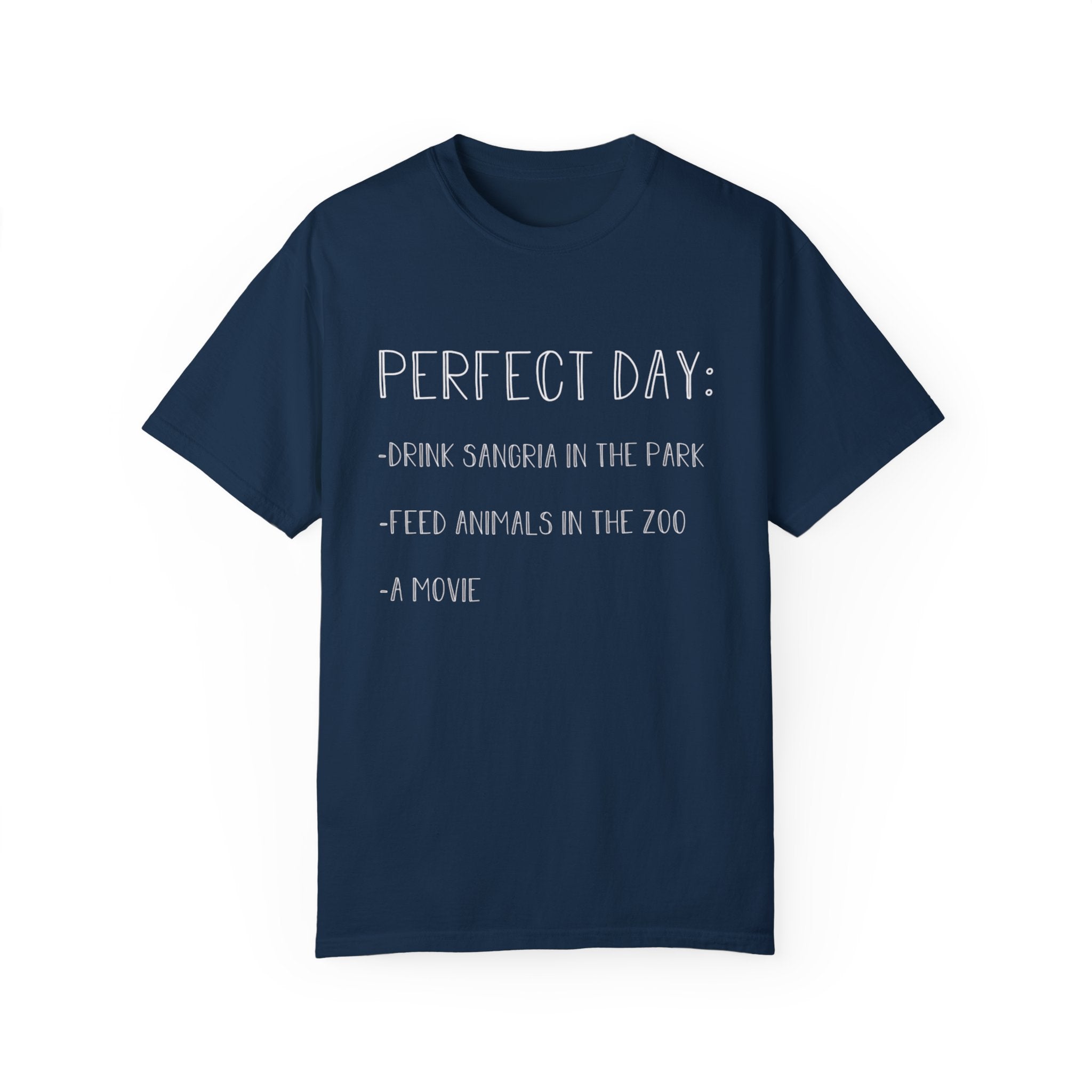 Perfect Day White T-Shirt – Simple & Positive Graphic Tee for Every Occasion