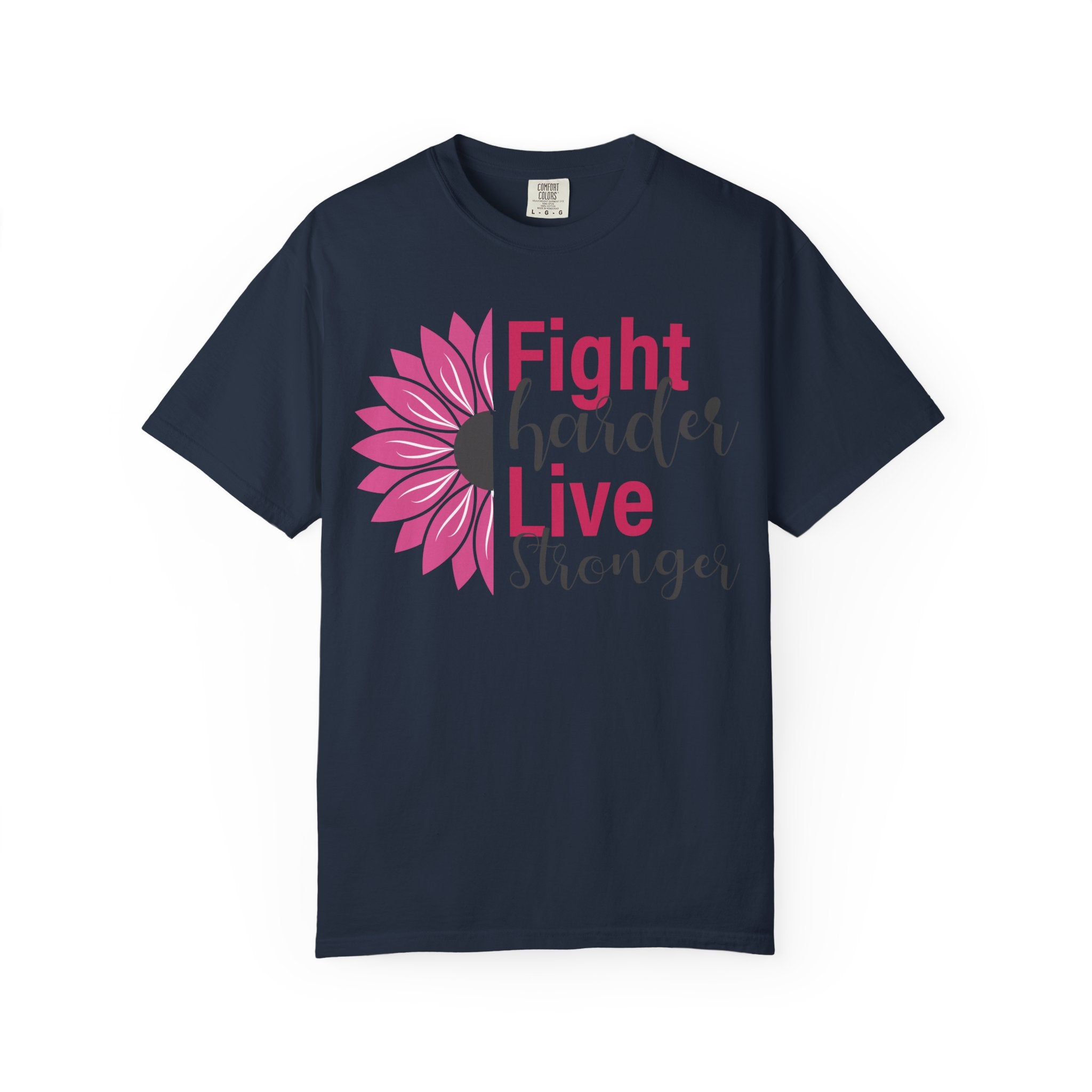 Fight Harder, Live Stronger – Motivational Warrior T-Shirt