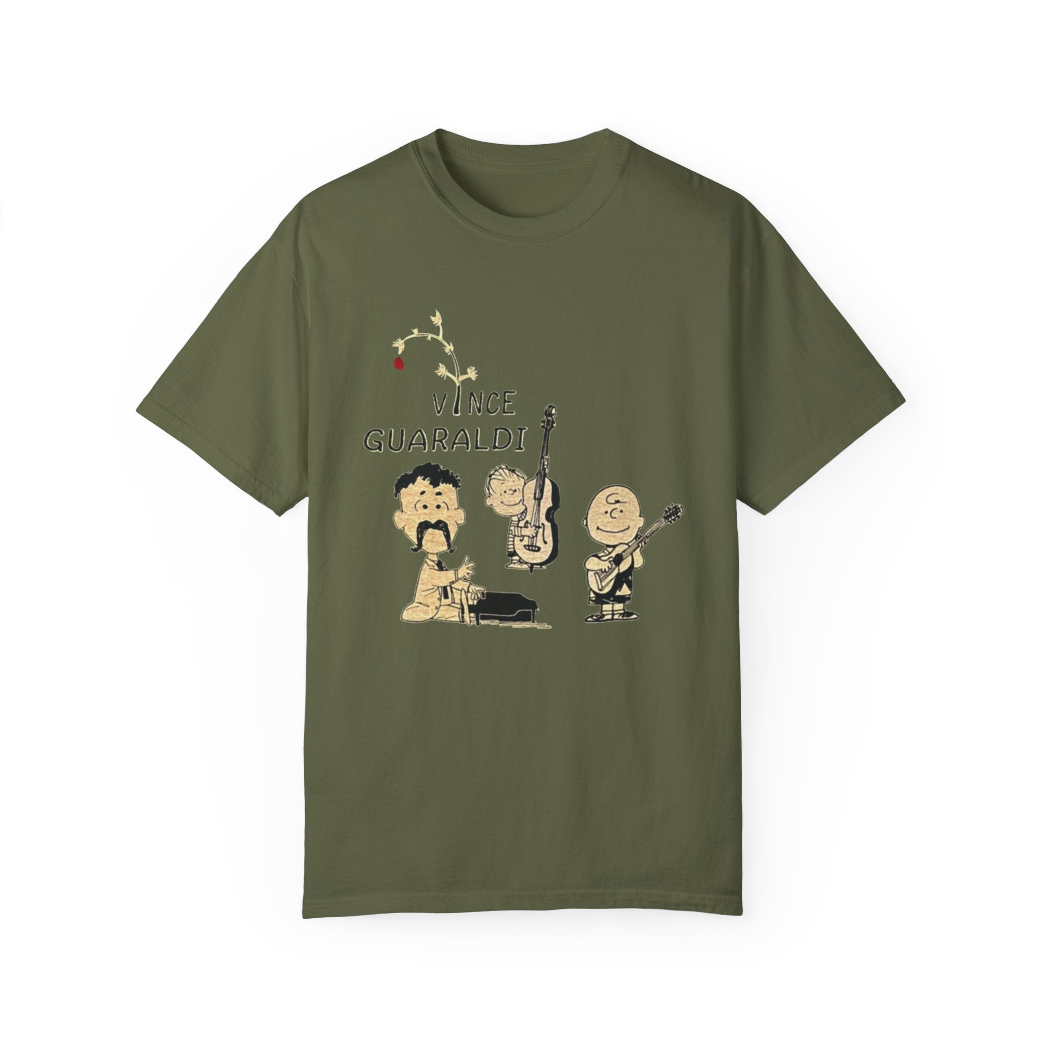 Vince Guaraldi T-Shirt – Iconic Jazz Pianist Peanuts Music Tee