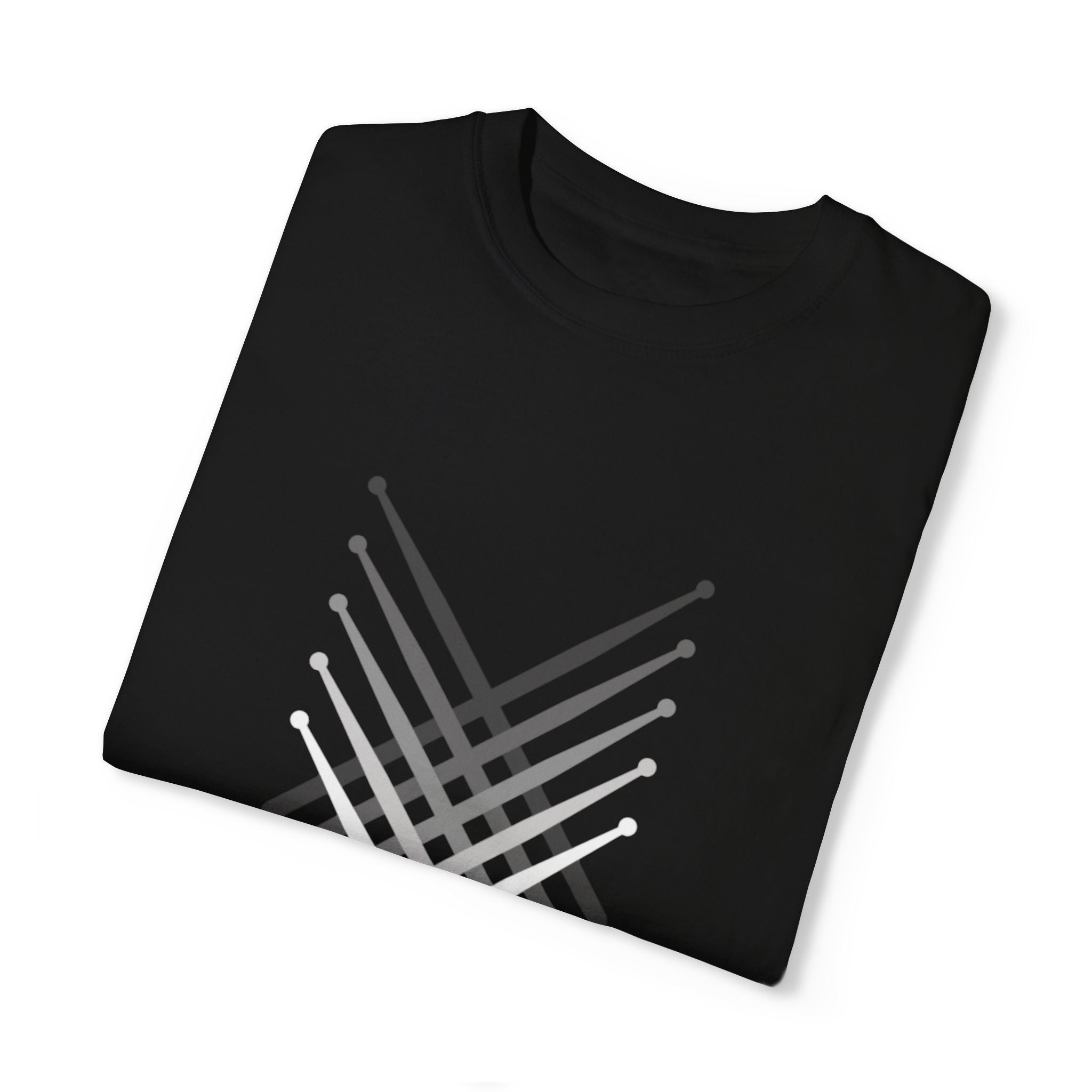 Retro Fading Percussion Drum Sticks T-Shirt – Marching Band Music Tee