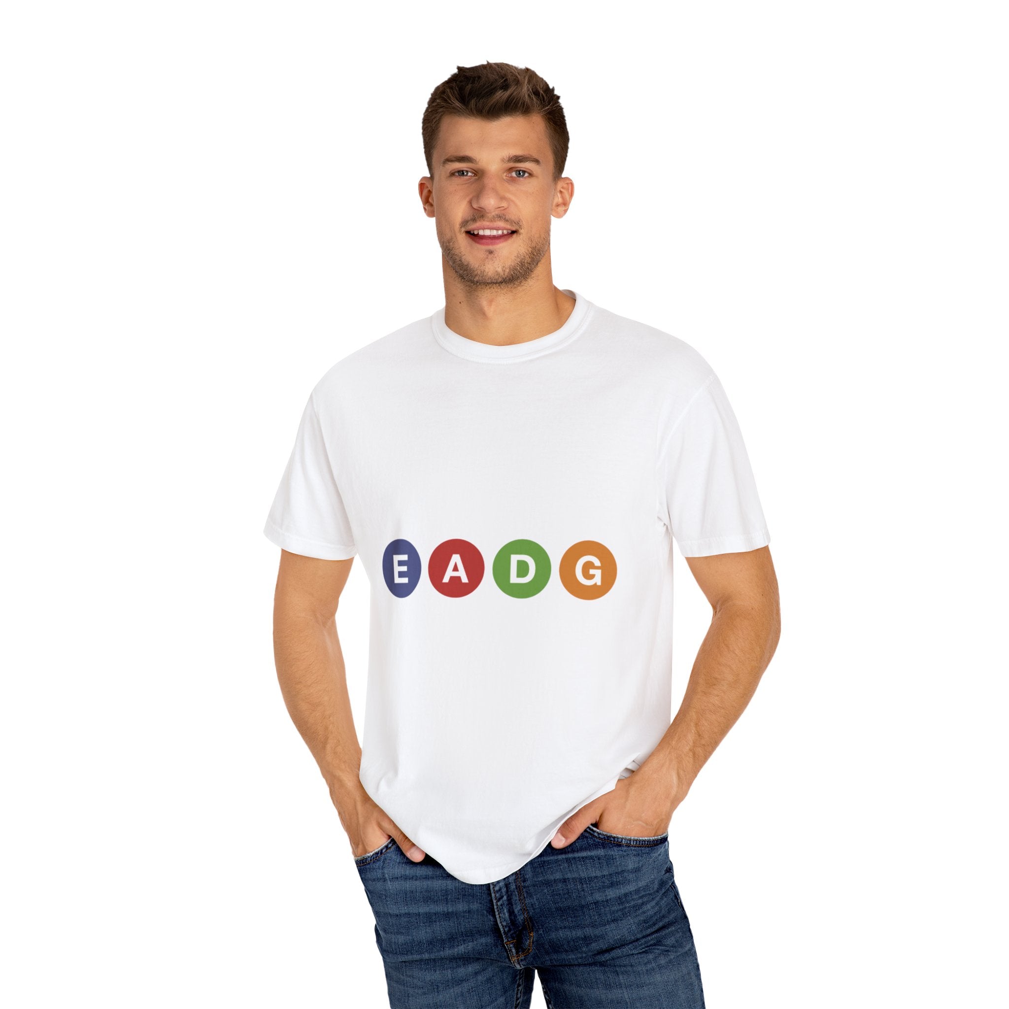 EADG Bass World T-Shirt – Essential Strings Tee for Bass Guitarists