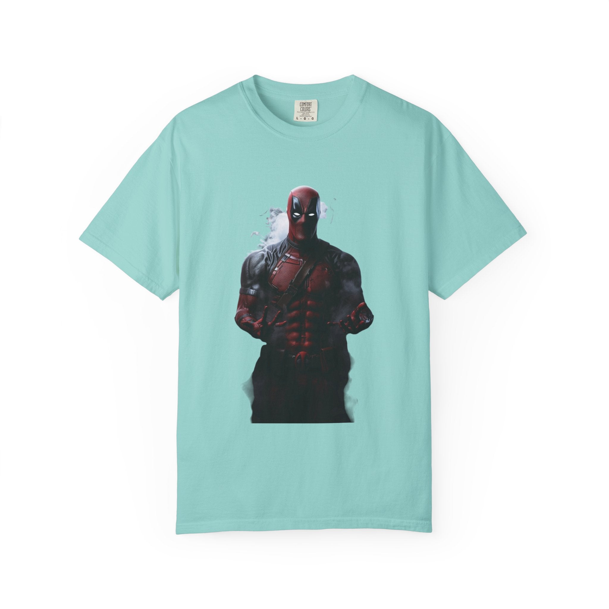 Deadpool Surrounded by Smoke - Merc with a Mouth Art