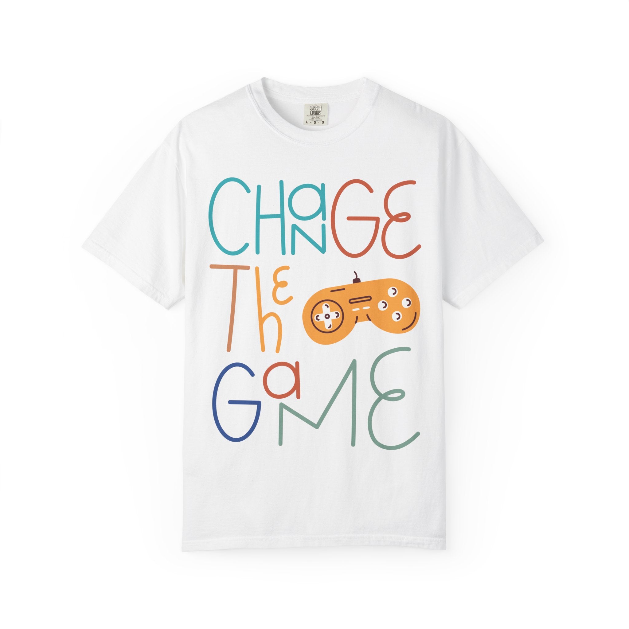 Change The Game Controller T-Shirt - Gamer Motivation Tee