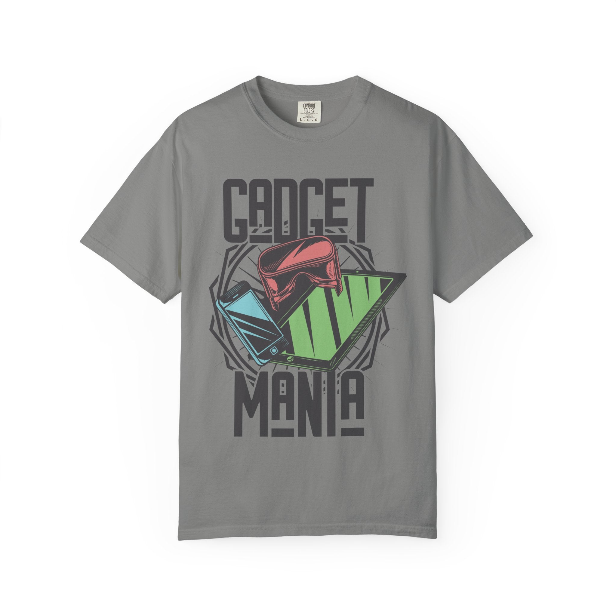 Gadget Mania T-Shirt | Tech Lover Graphic Tee for Geeks & Innovators