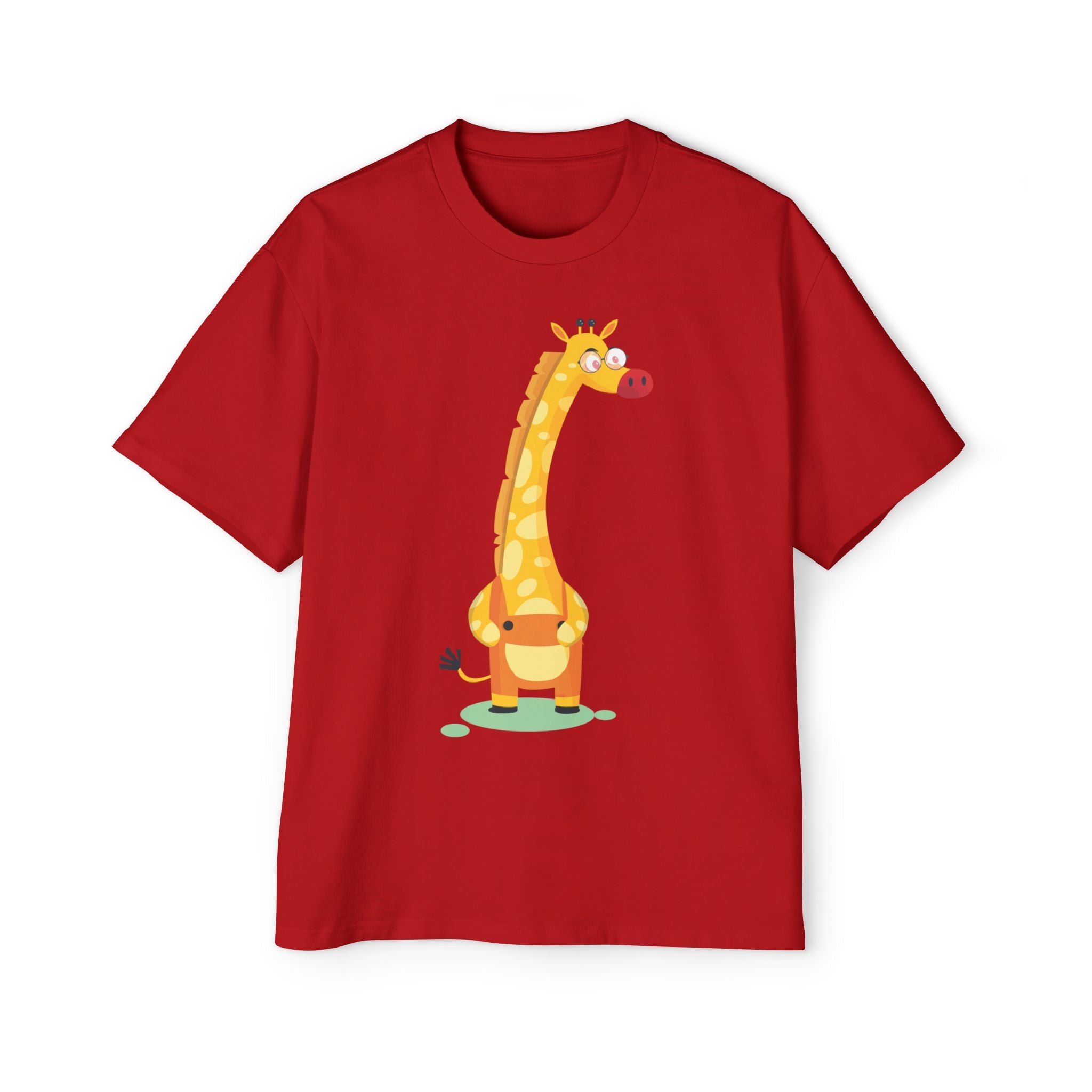 Zarafa Stand Tall Tee – Hilarious Cartoon Giraffe T-Shirt
