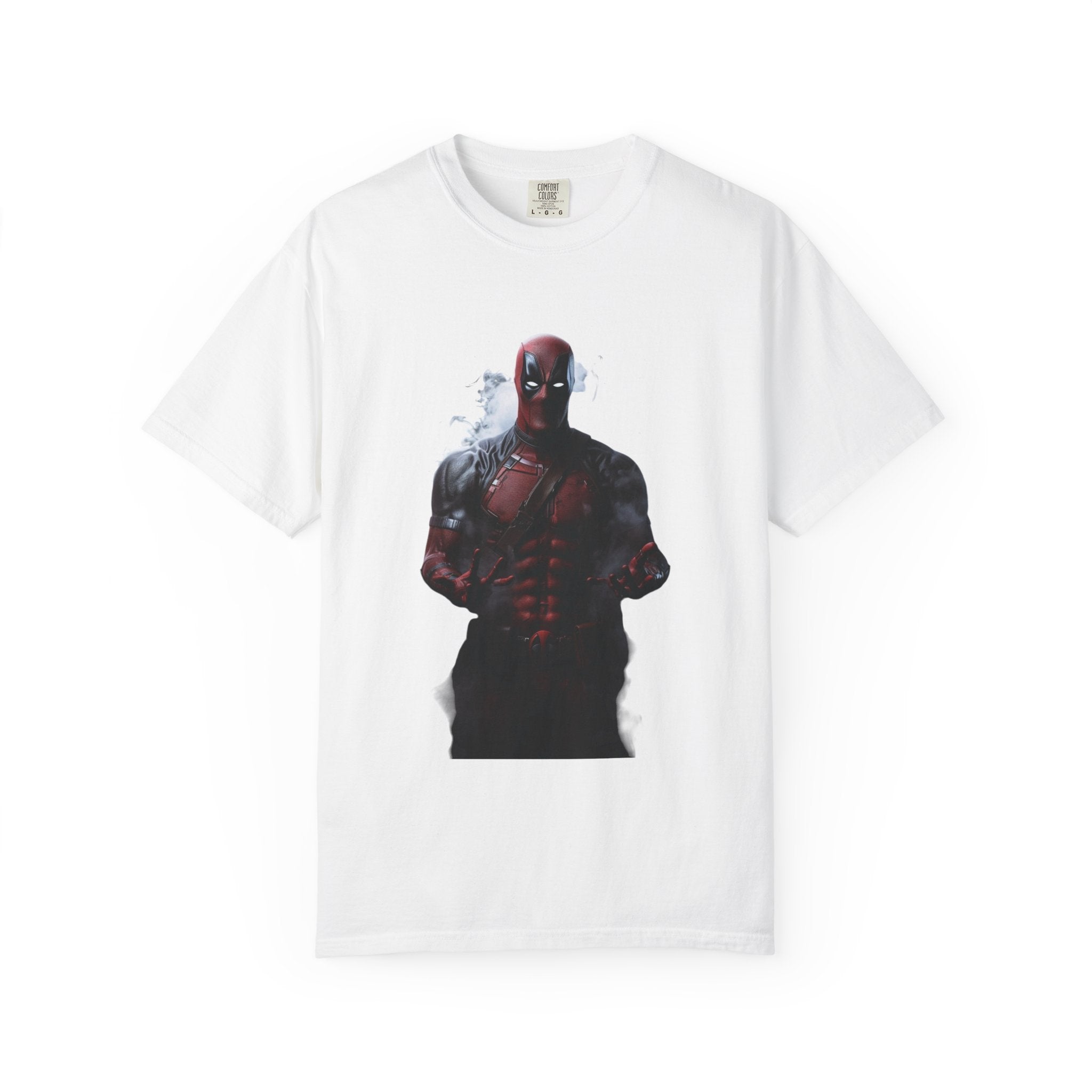 Deadpool Surrounded by Smoke - Merc with a Mouth Art