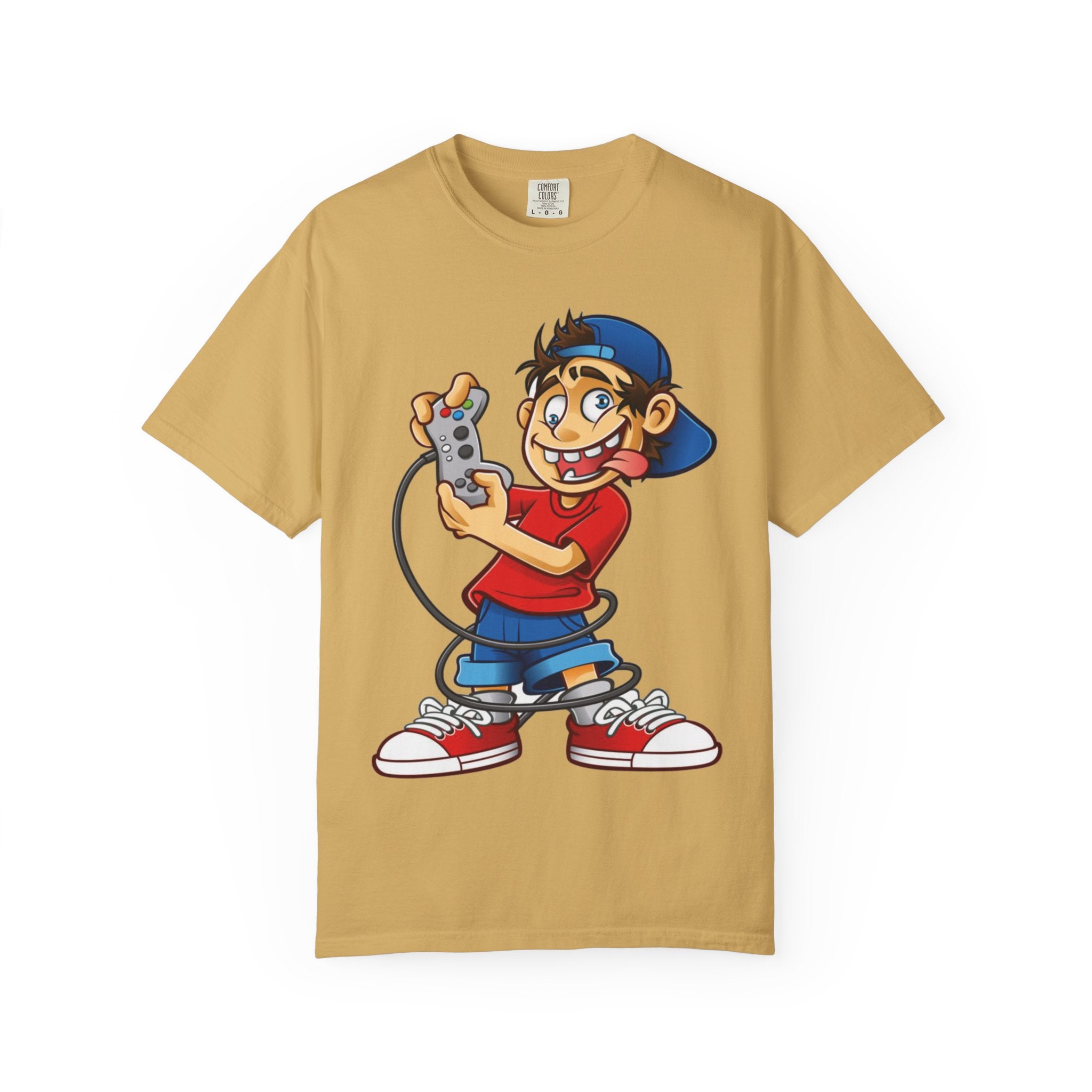 Funny Gamer T-Shirt –  Doodle Style Tee