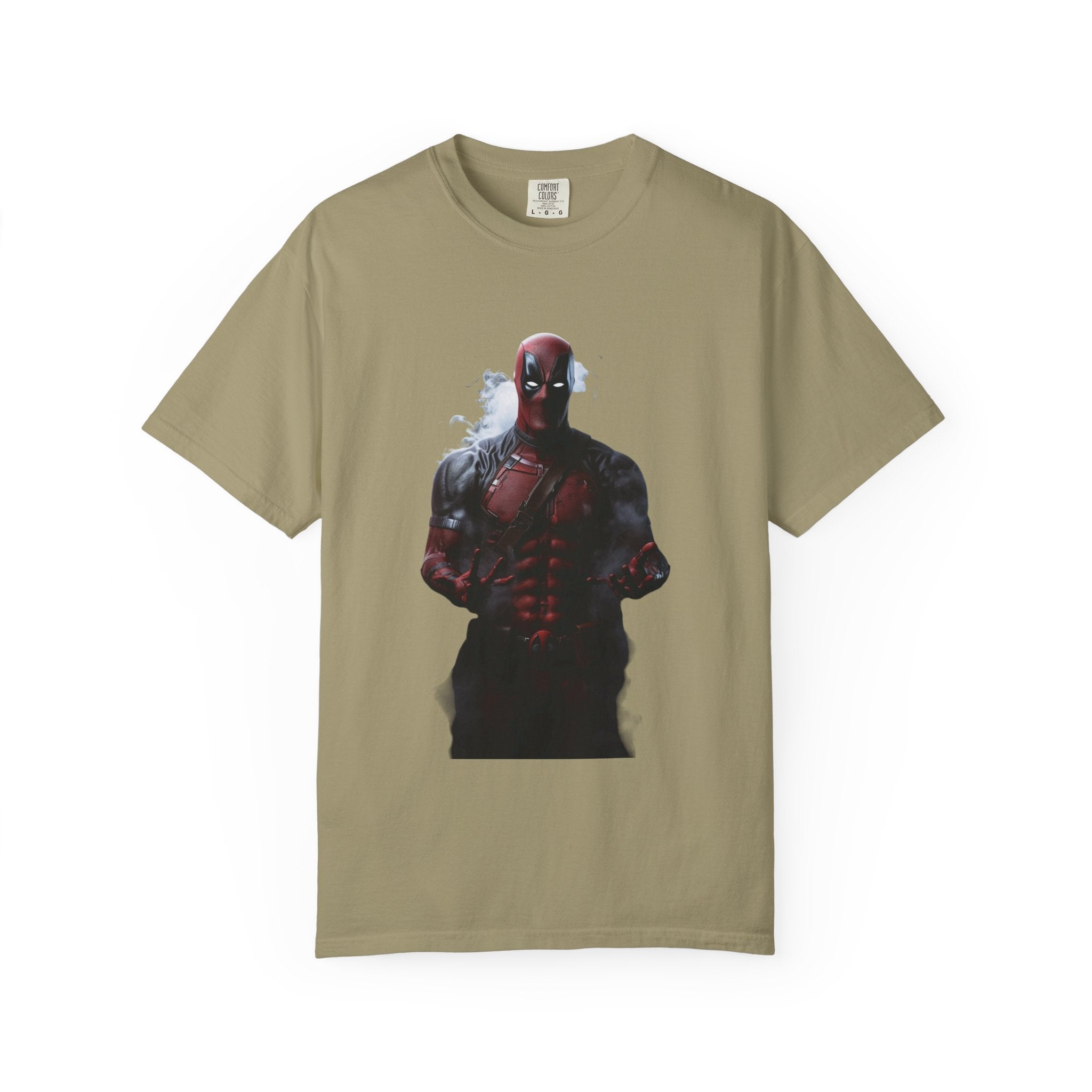 Deadpool Surrounded by Smoke - Merc with a Mouth Art