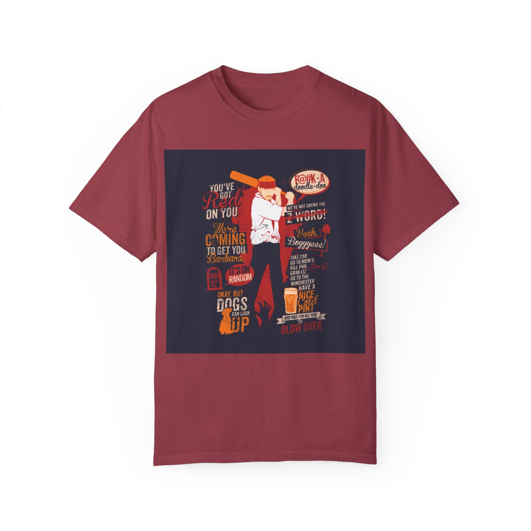Shaun of The Dead Quotes T- Shirt