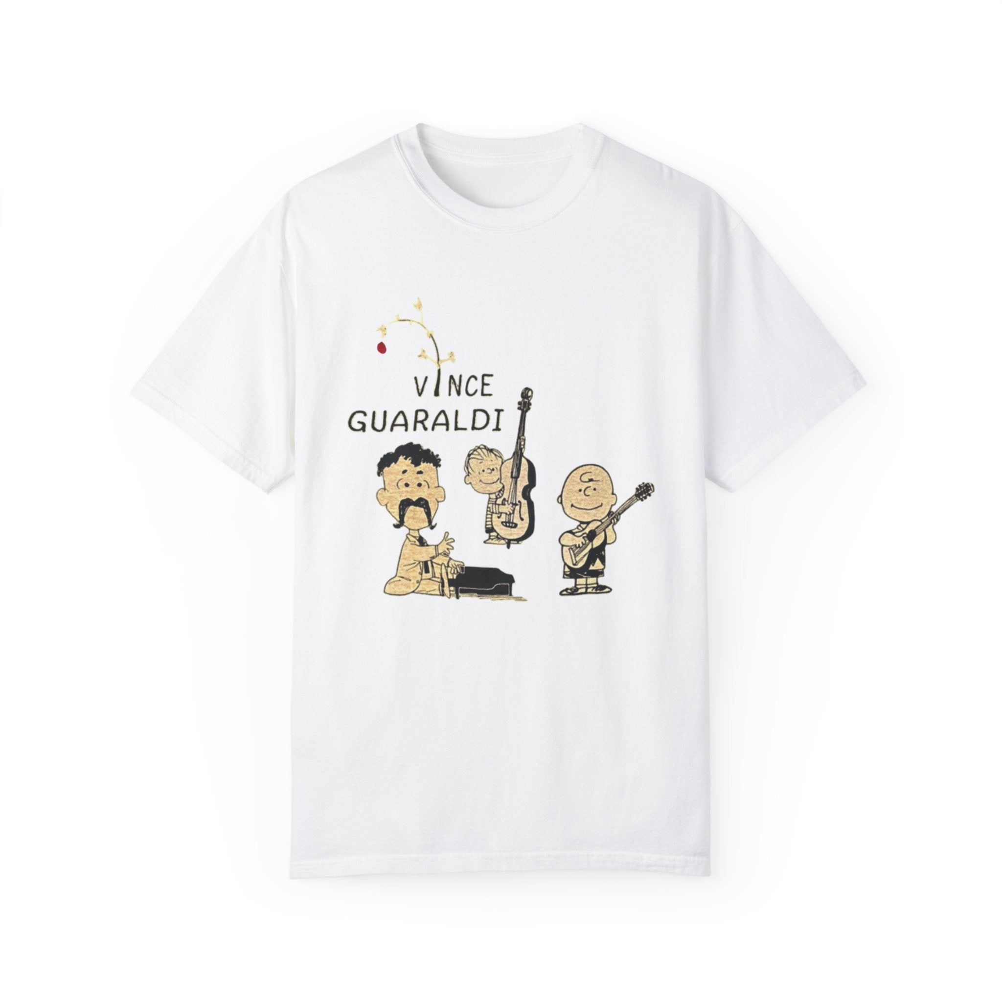 Vince Guaraldi T-Shirt – Iconic Jazz Pianist Peanuts Music Tee