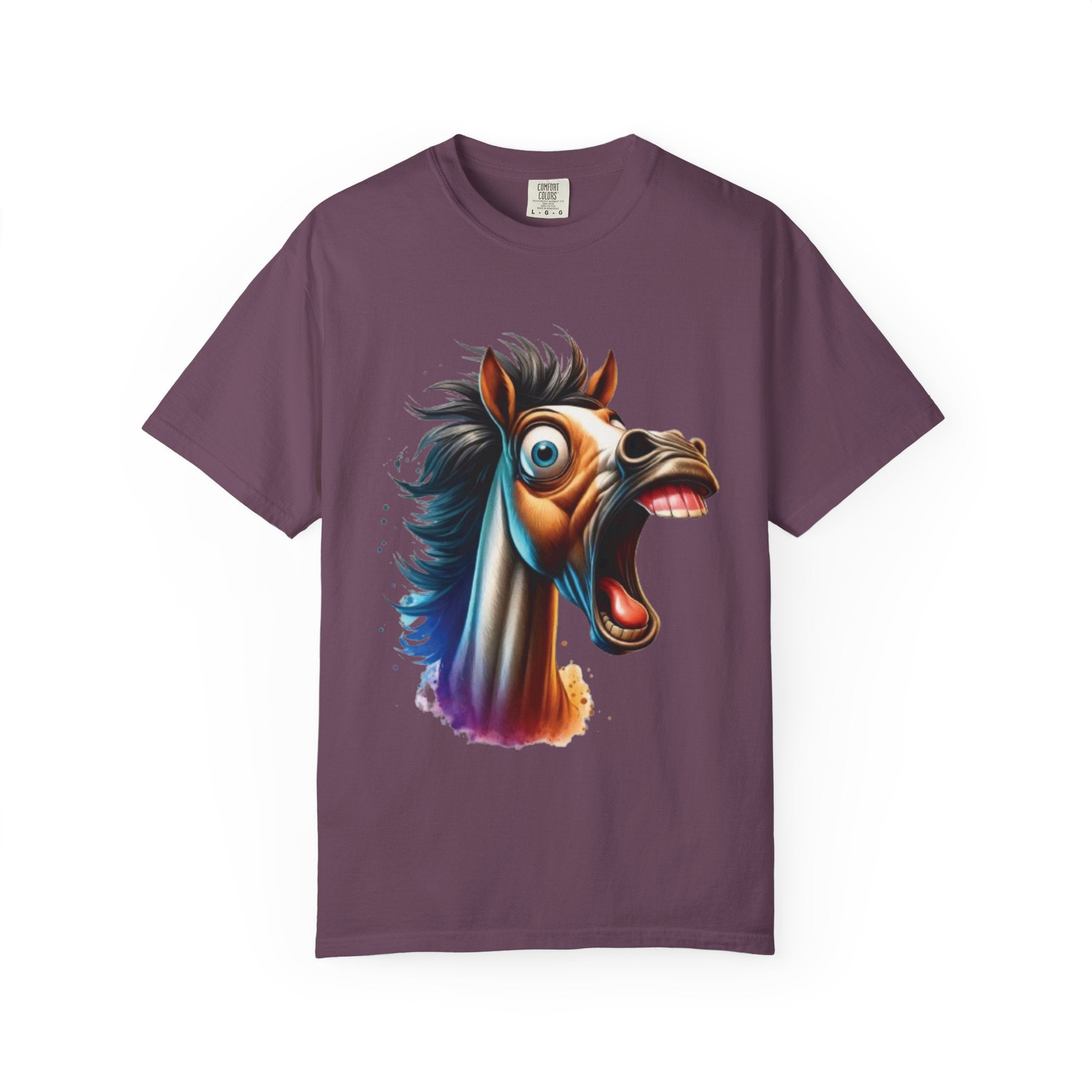 Funny  Horse T-Shirt | Cartoon Horse Graphic Tee | Vibrant Art Design