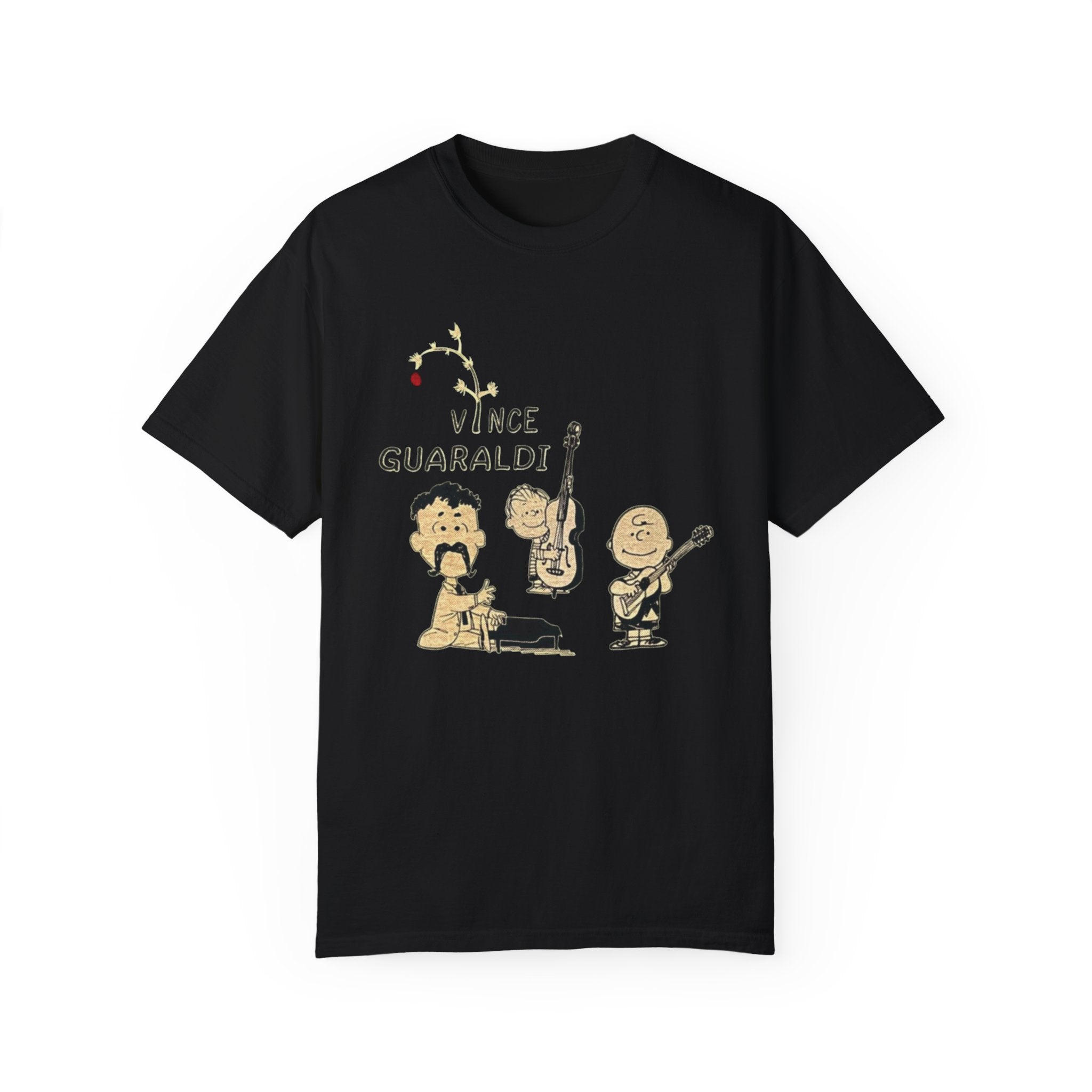 Vince Guaraldi T-Shirt – Iconic Jazz Pianist Peanuts Music Tee