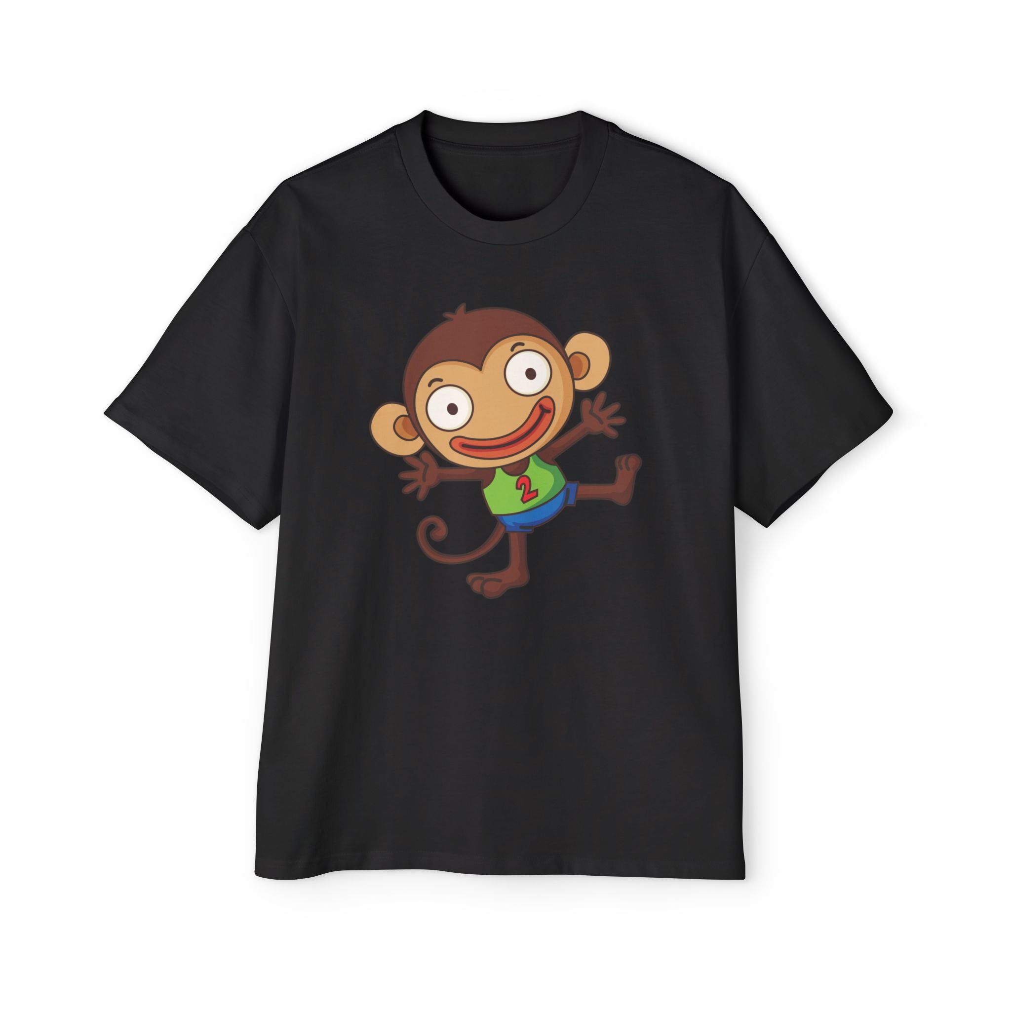 little monkey cartoon t shirt