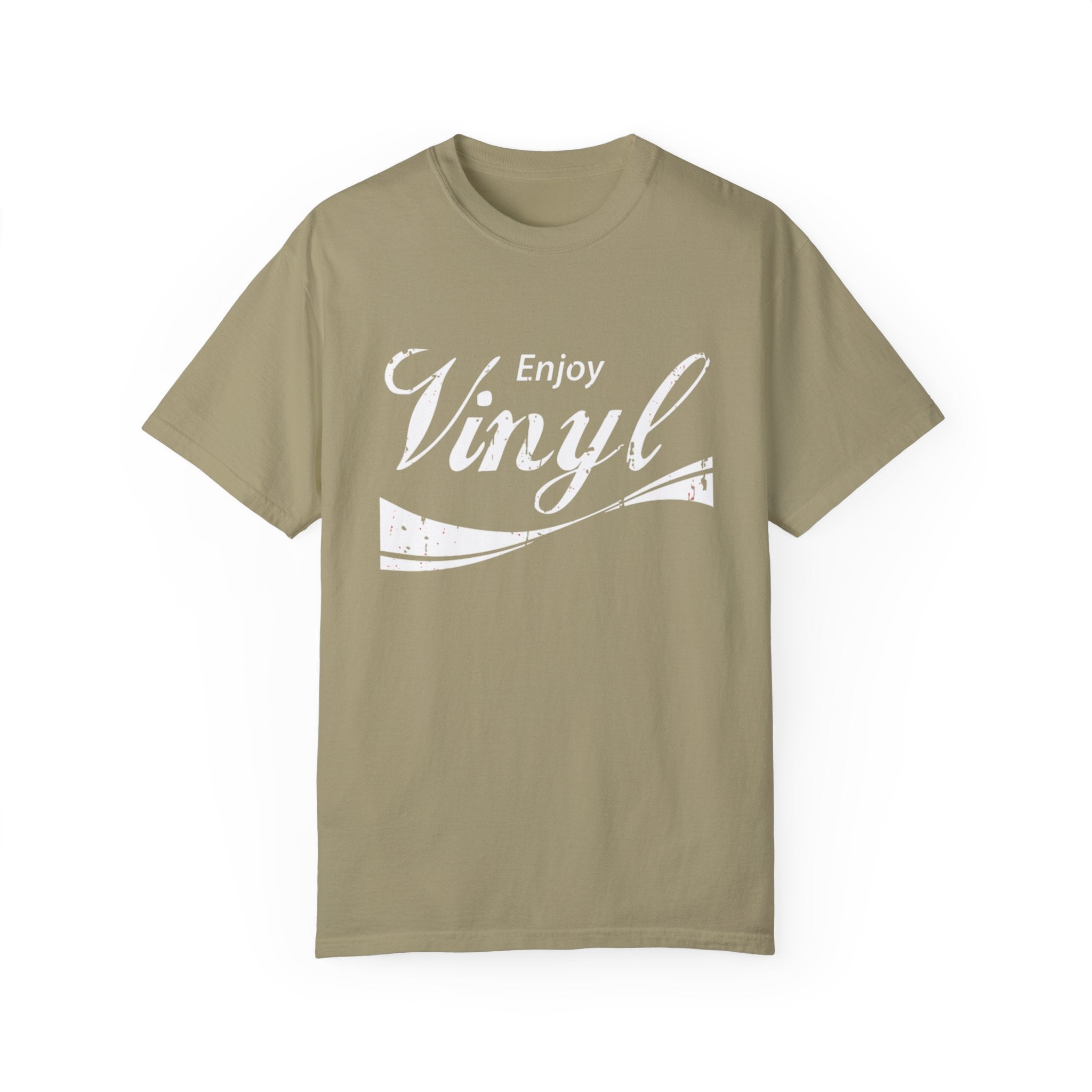 Enjoy Vinyl Record T-Shirt – Retro Music Lover’s Graphic Tee
