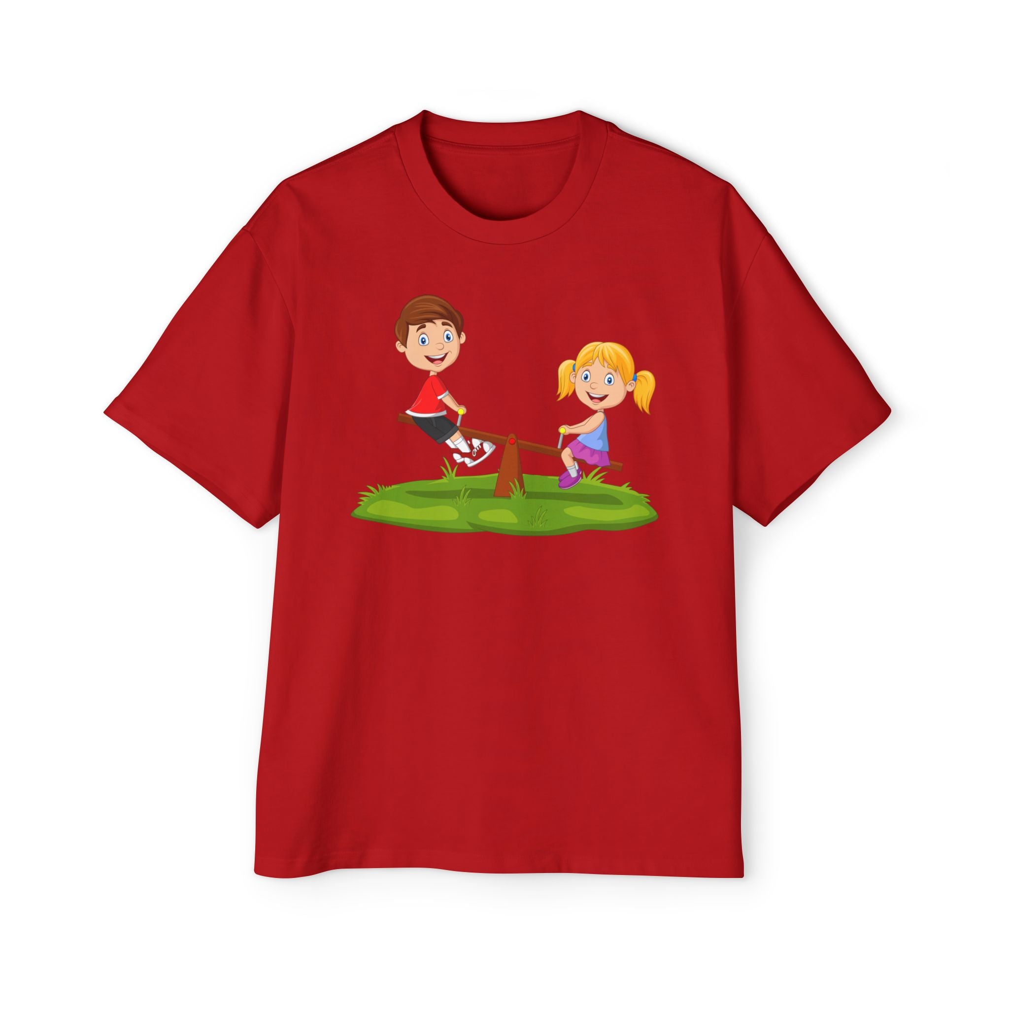 Kids Cartoon Playground T-Shirt – Fun Outdoor Play Design