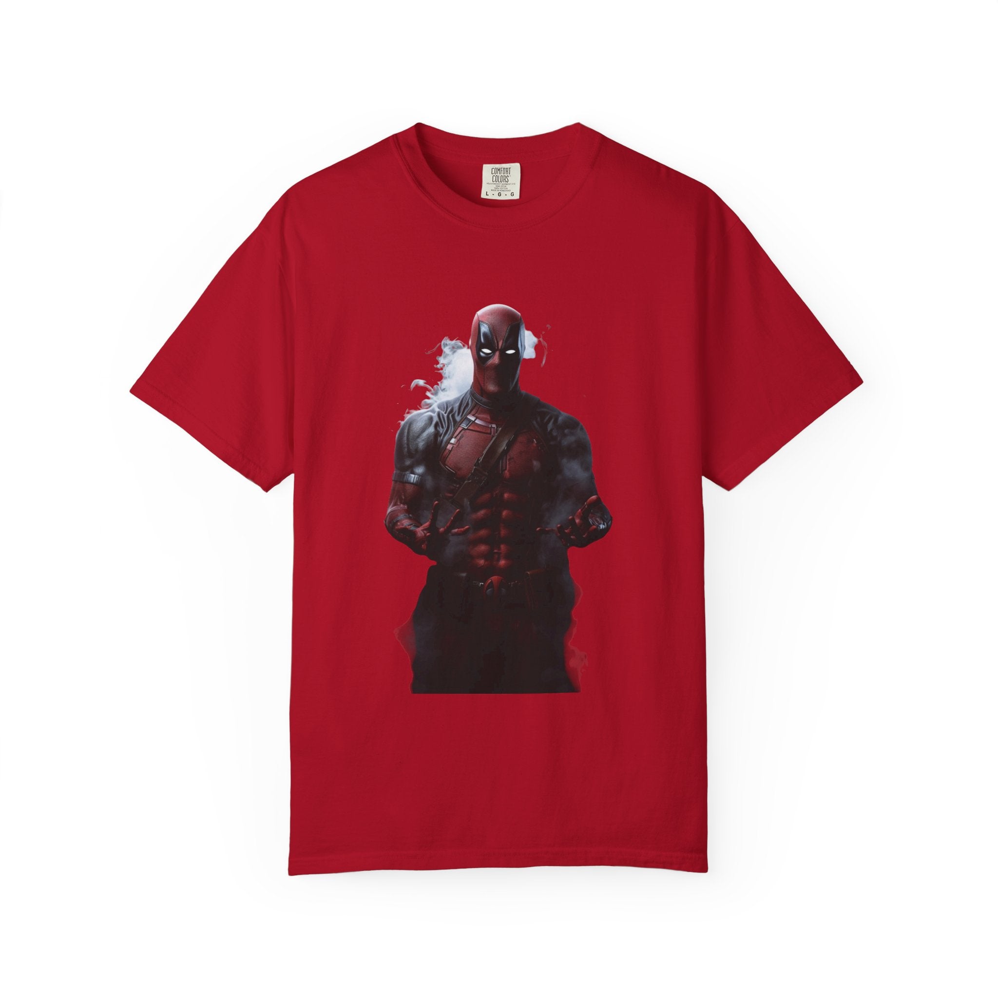 Deadpool Surrounded by Smoke - Merc with a Mouth Art