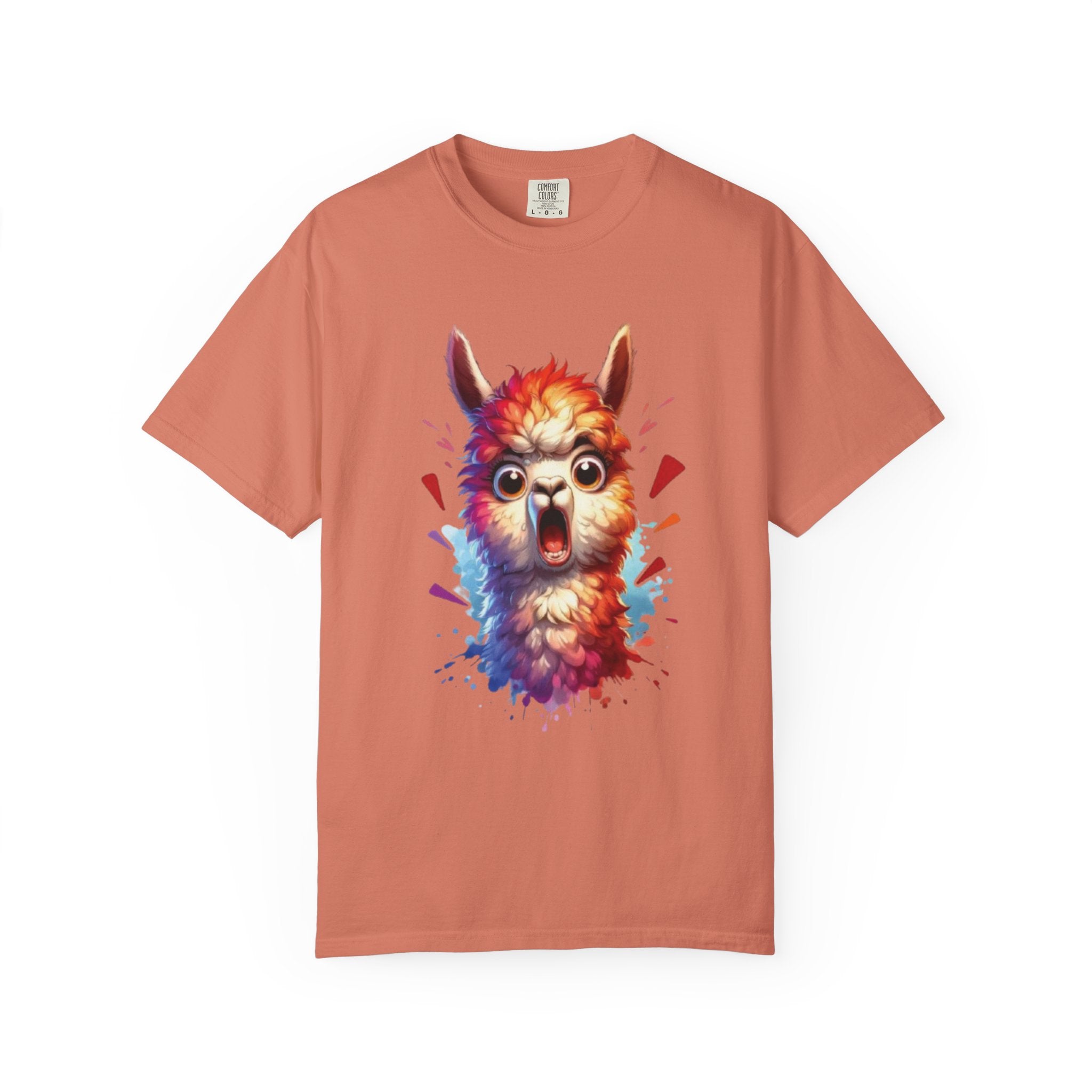 Funny Llama  Graphic Tee– Fluffy Chaos & Drama Meme T-Shirt