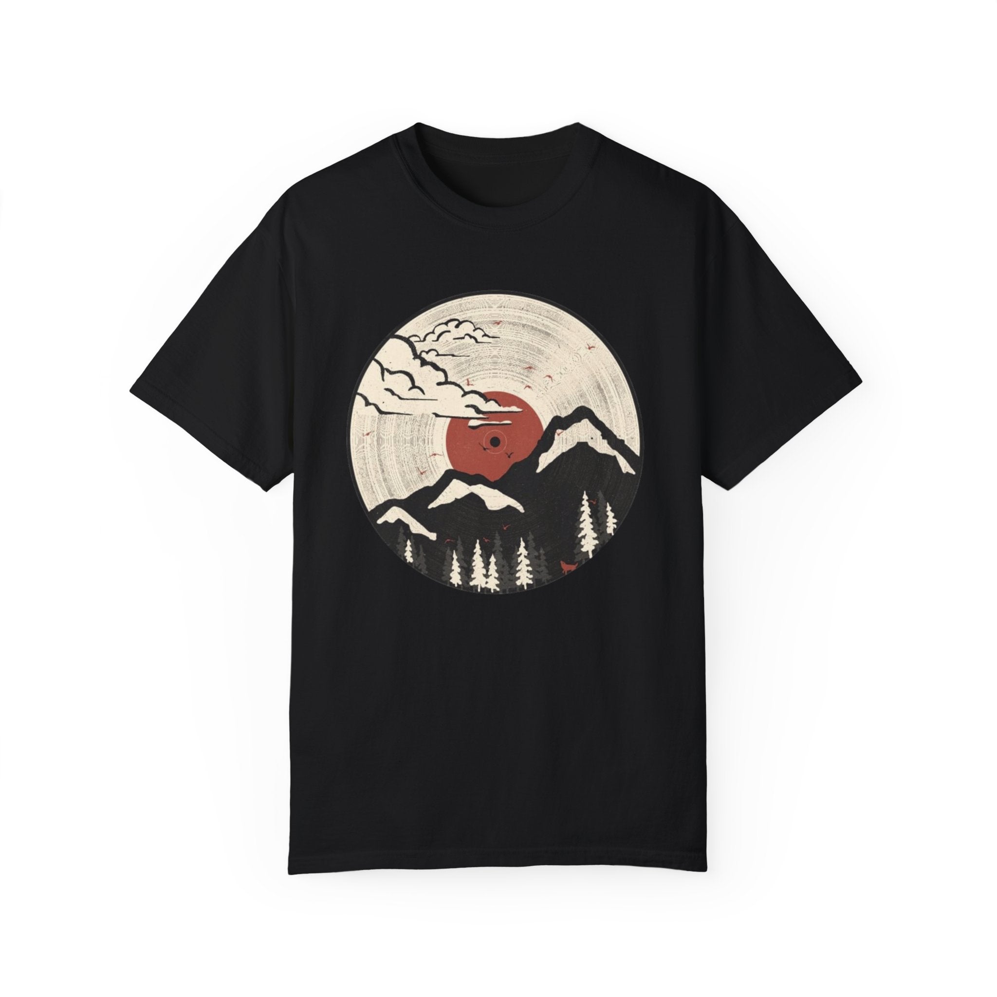 MTN LP... T-Shirt – Minimalist Vinyl Record-Inspired Tee for Music Lovers