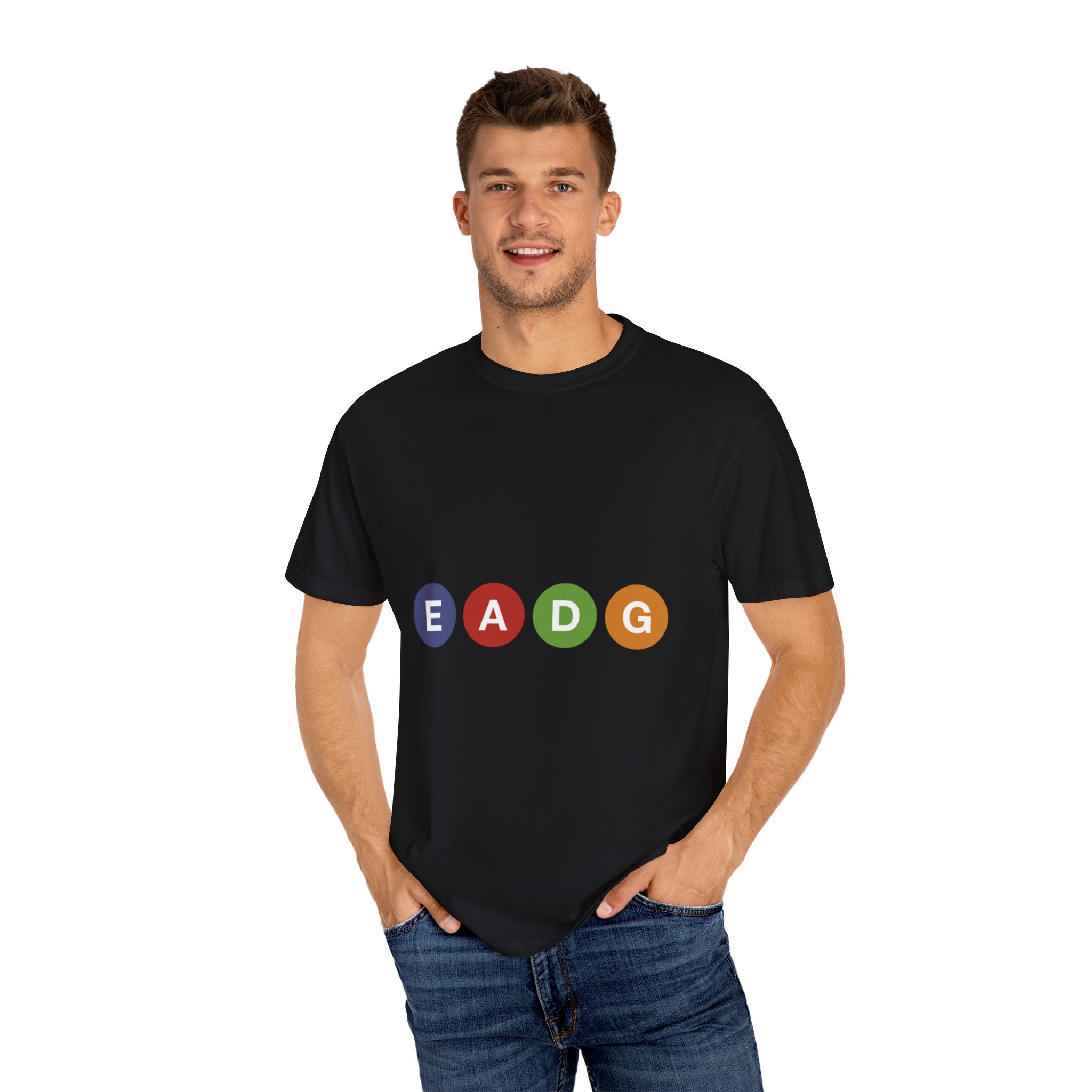 EADG Bass World T-Shirt – Essential Strings Tee for Bass Guitarists