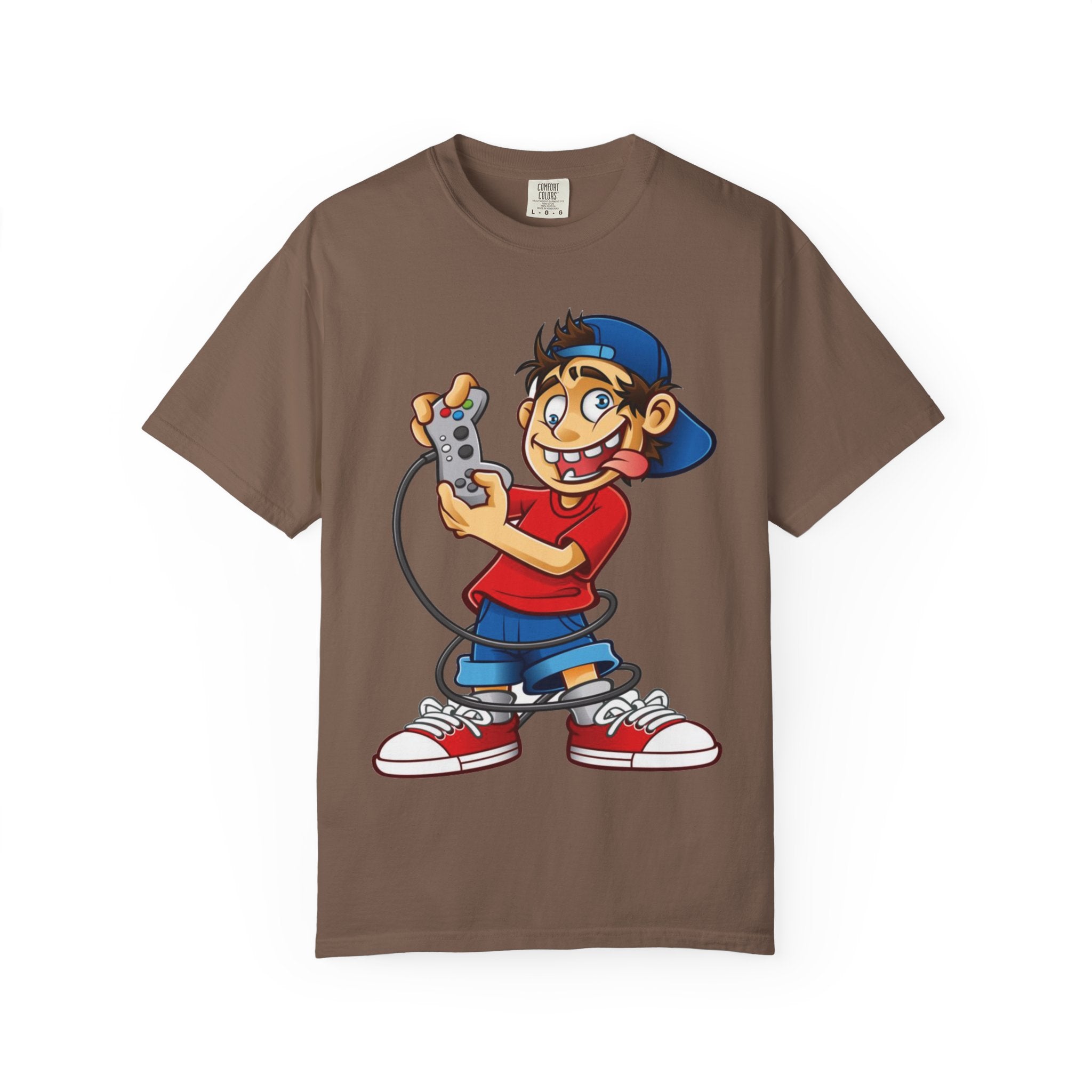 Funny Gamer T-Shirt –  Doodle Style Tee