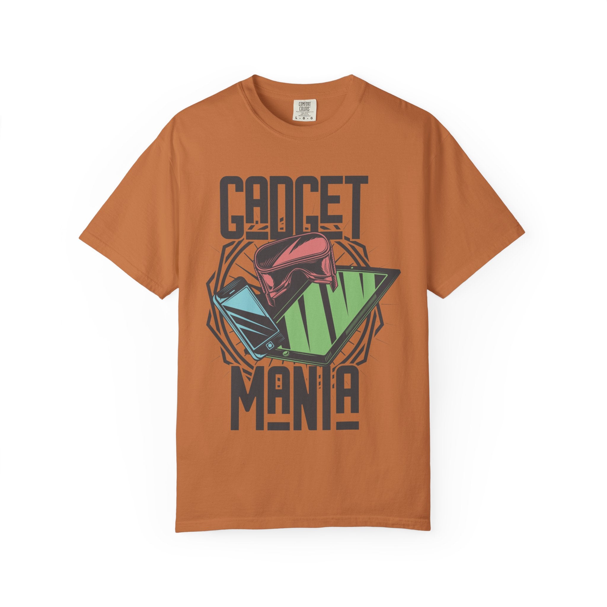 Gadget Mania T-Shirt | Tech Lover Graphic Tee for Geeks & Innovators