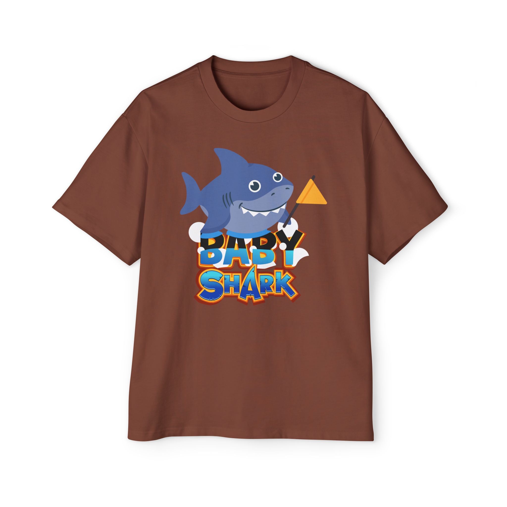 Happy Baby Shark T-Shirt – Adorable Smiling Cartoon Design