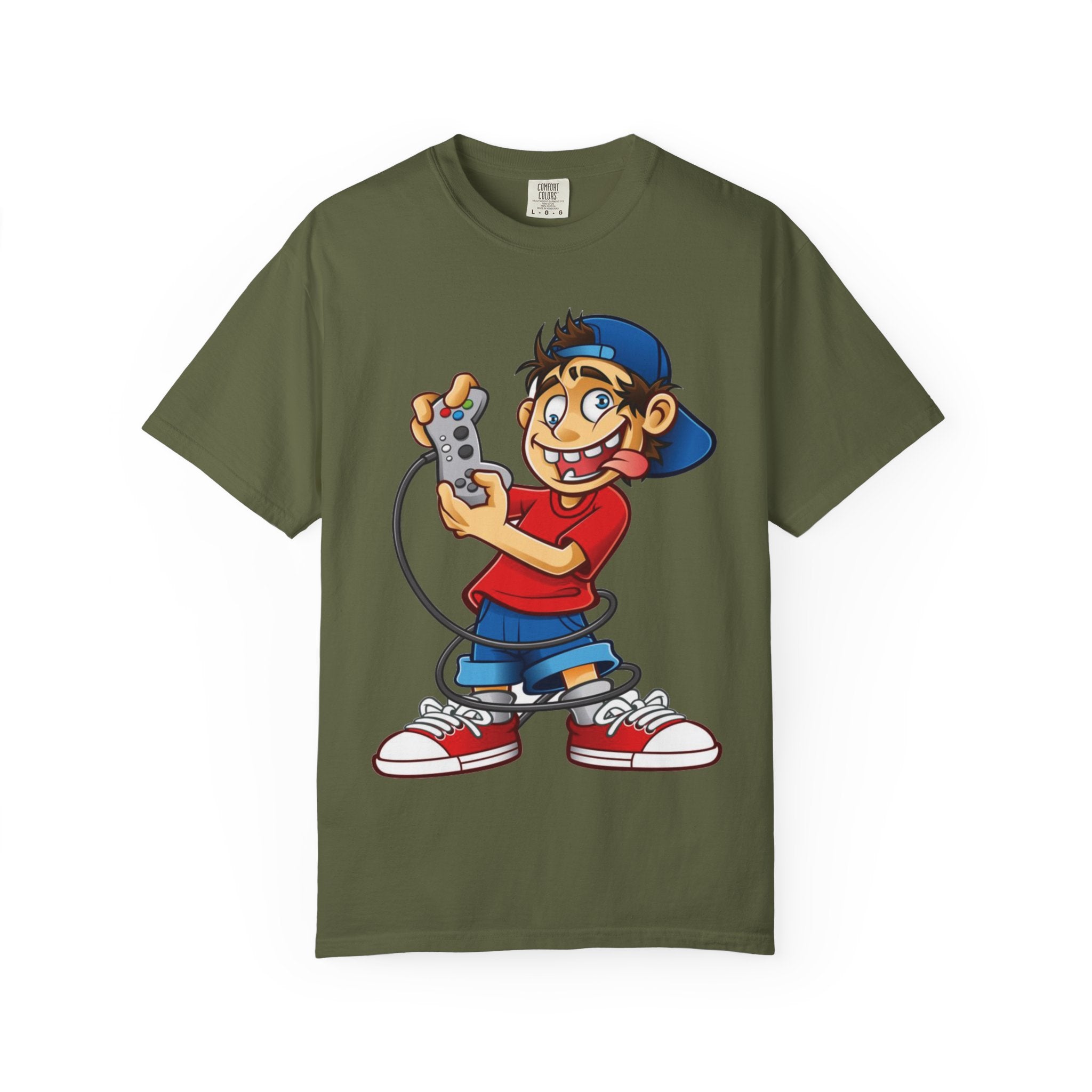Funny Gamer T-Shirt –  Doodle Style Tee