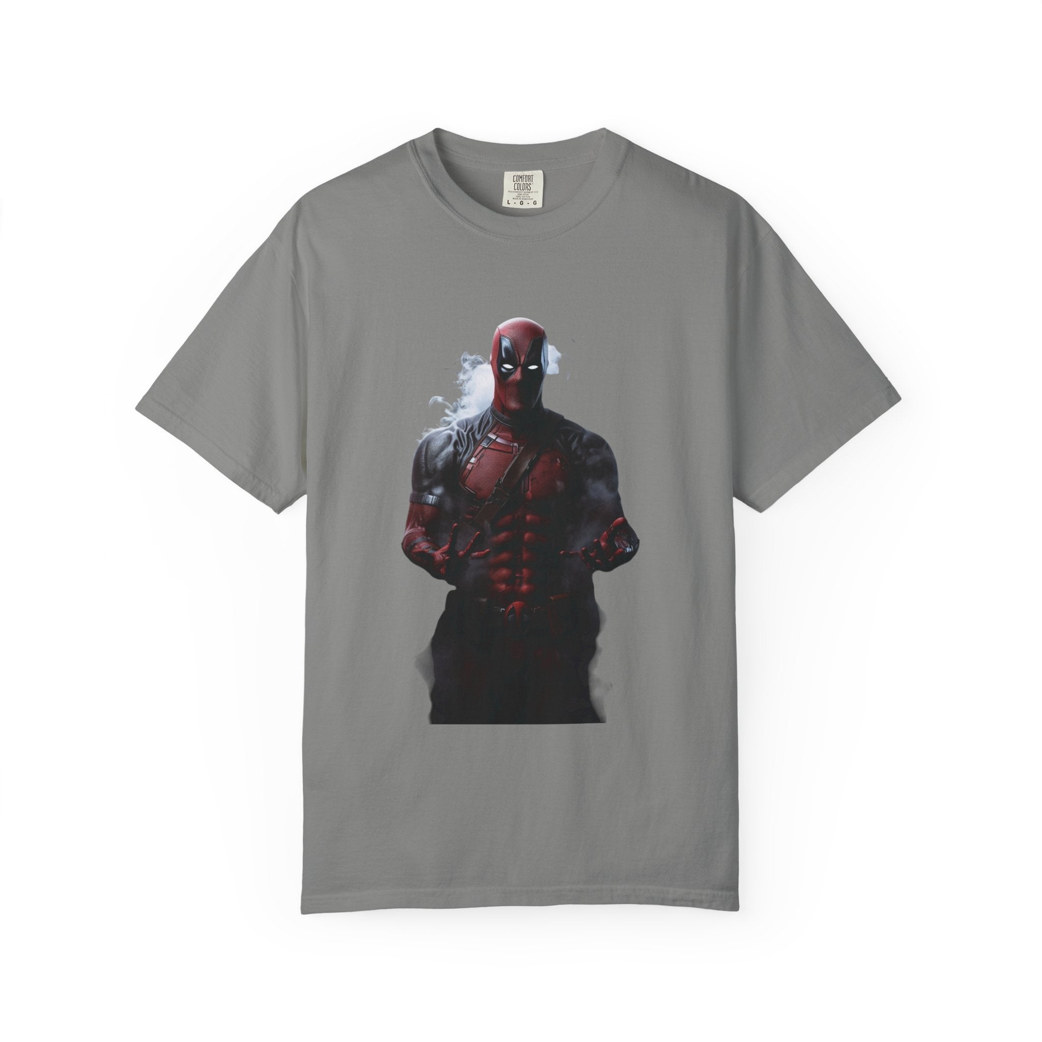 Deadpool Surrounded by Smoke - Merc with a Mouth Art