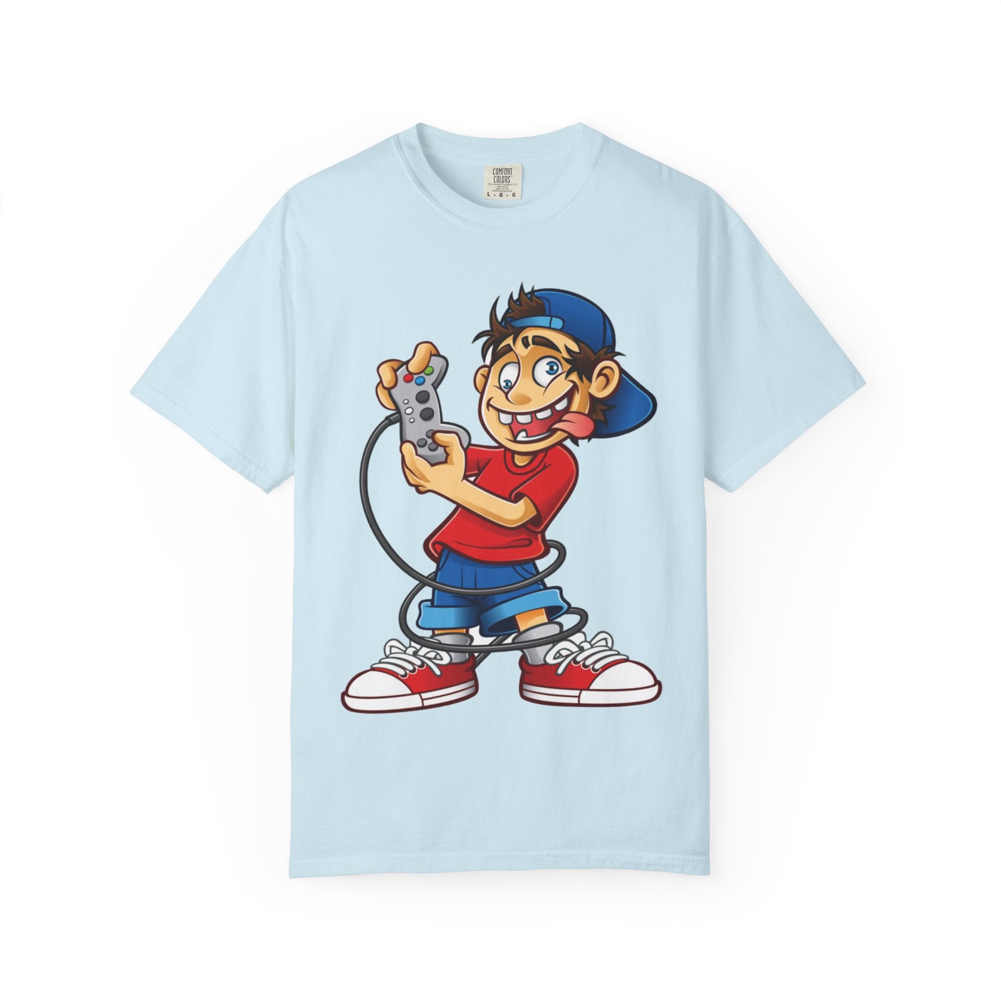Funny Gamer T-Shirt –  Doodle Style Tee
