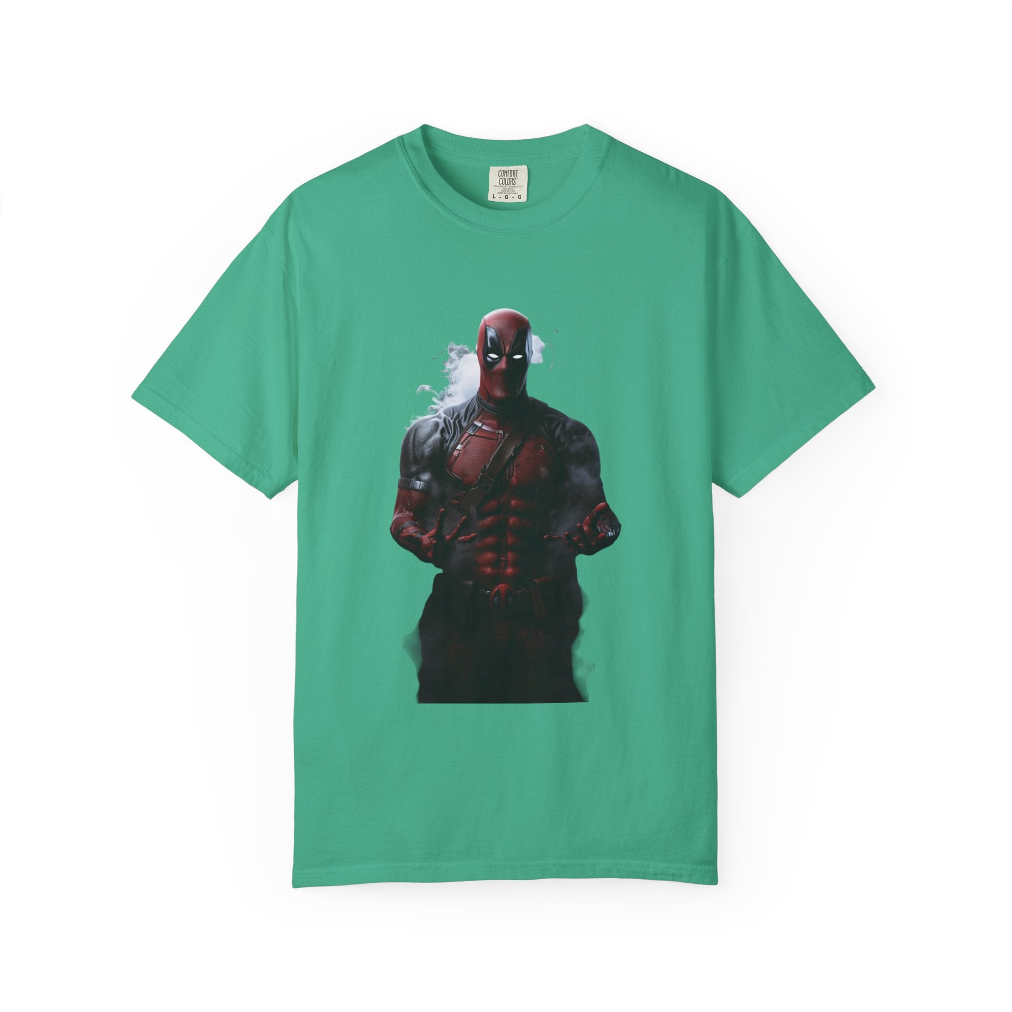 Deadpool Surrounded by Smoke - Merc with a Mouth Art