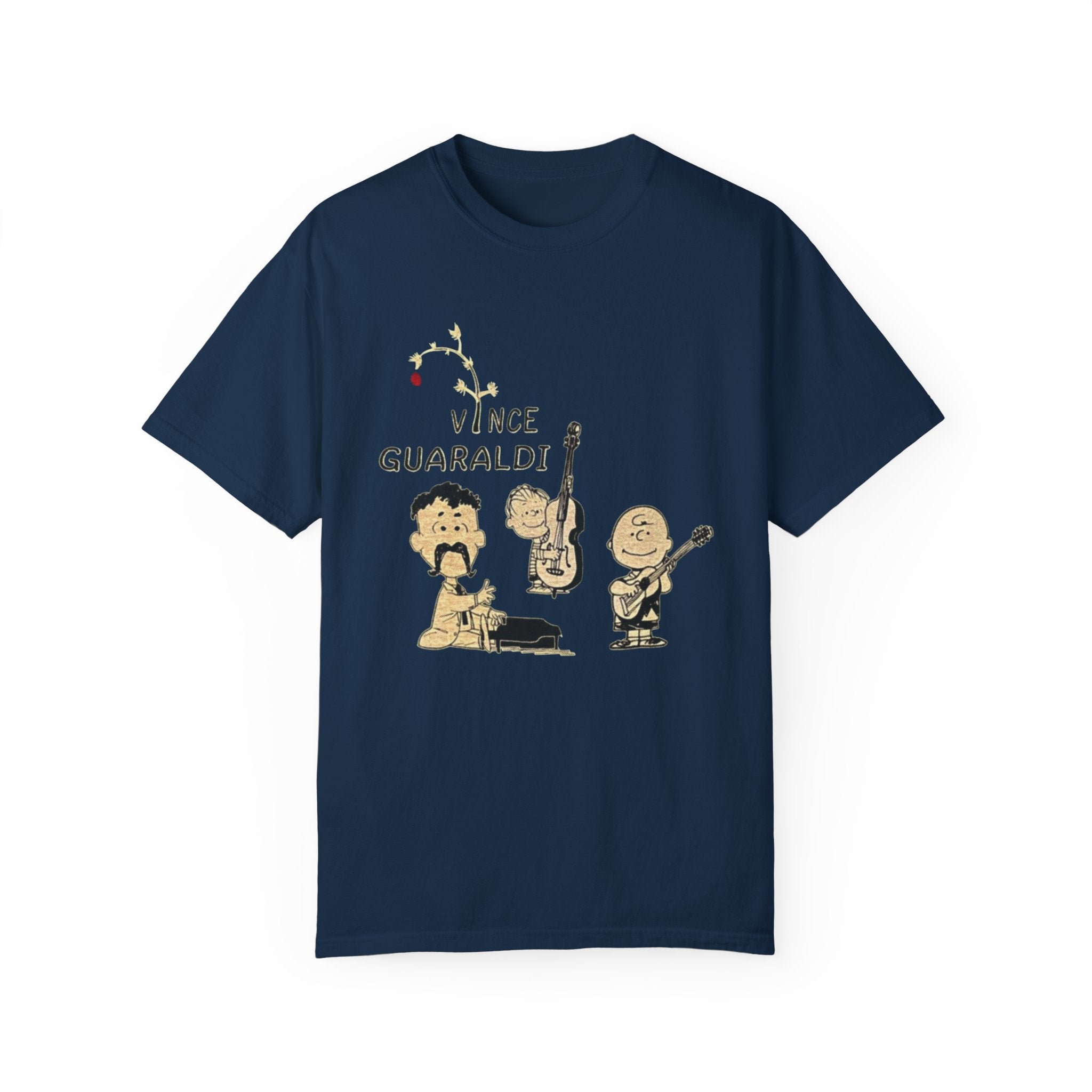 Vince Guaraldi T-Shirt – Iconic Jazz Pianist Peanuts Music Tee