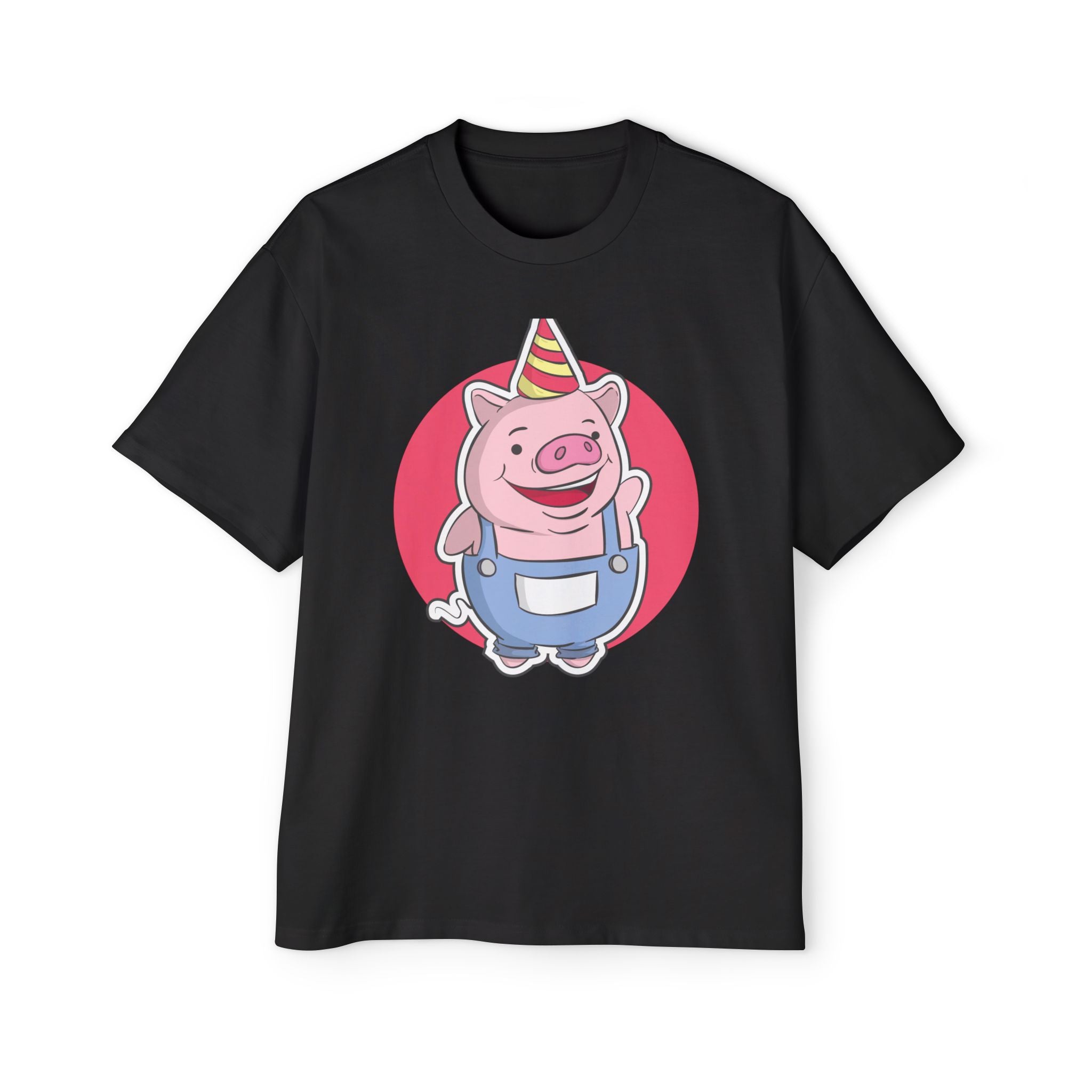 Piggy Birthday Dance T-Shirt – Cute & Funny Cartoon Style
