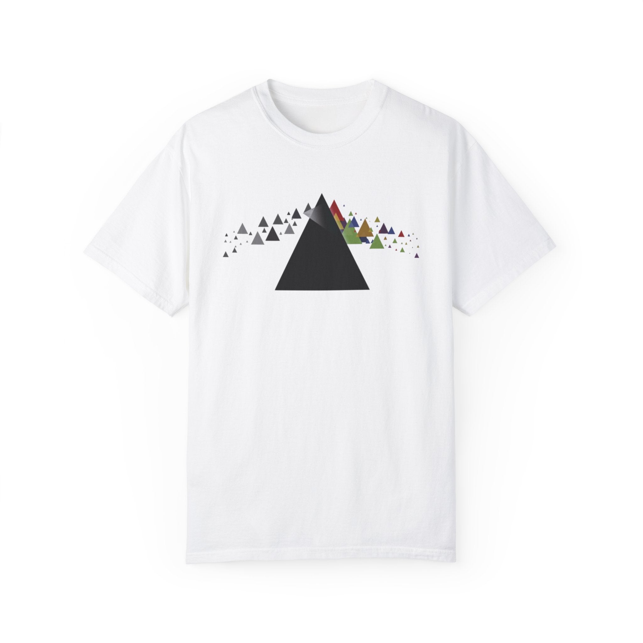 Pink Floyd Triangle Design T-Shirt – Classic Rock Tee with Iconic Prism Graphic