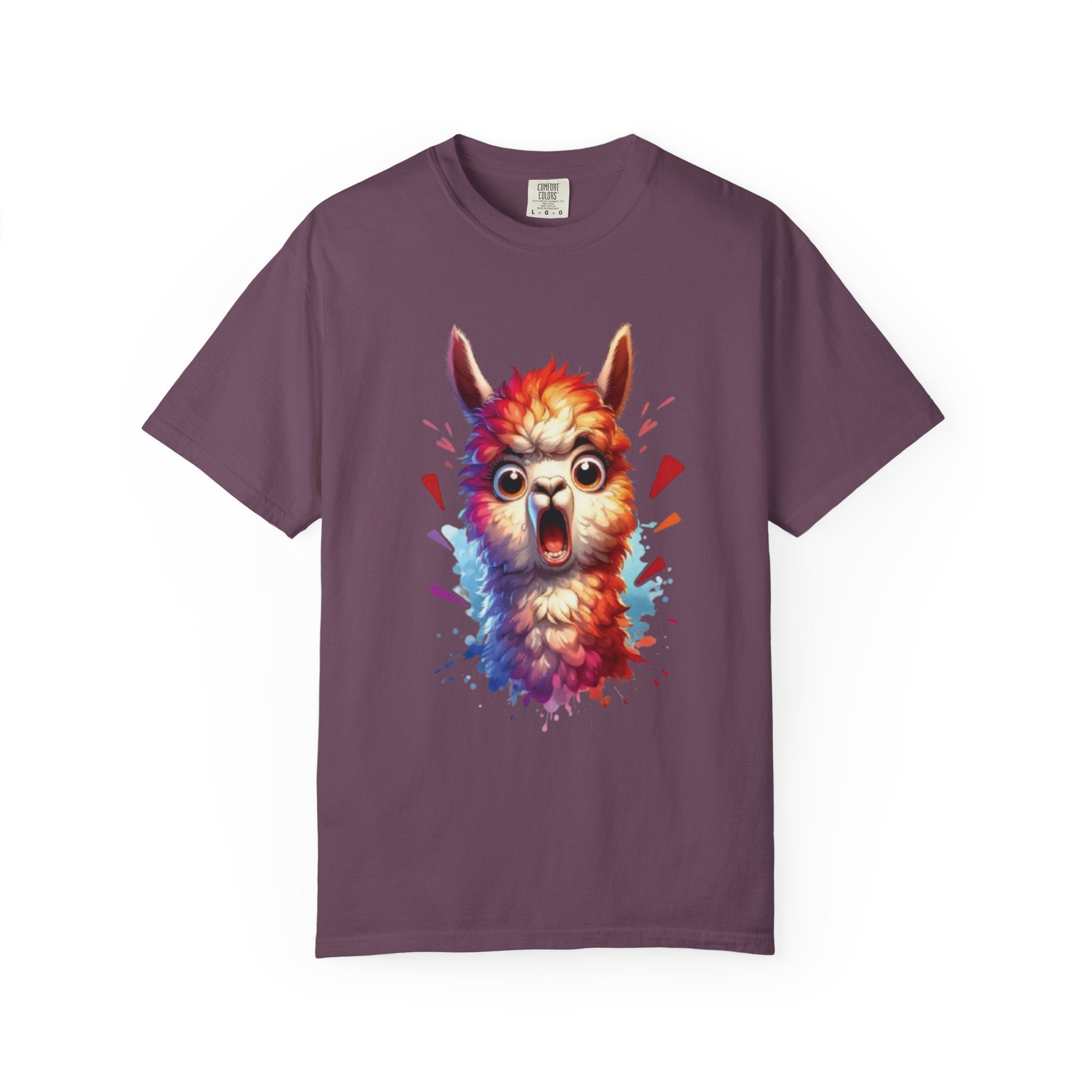 Funny Llama  Graphic Tee– Fluffy Chaos & Drama Meme T-Shirt