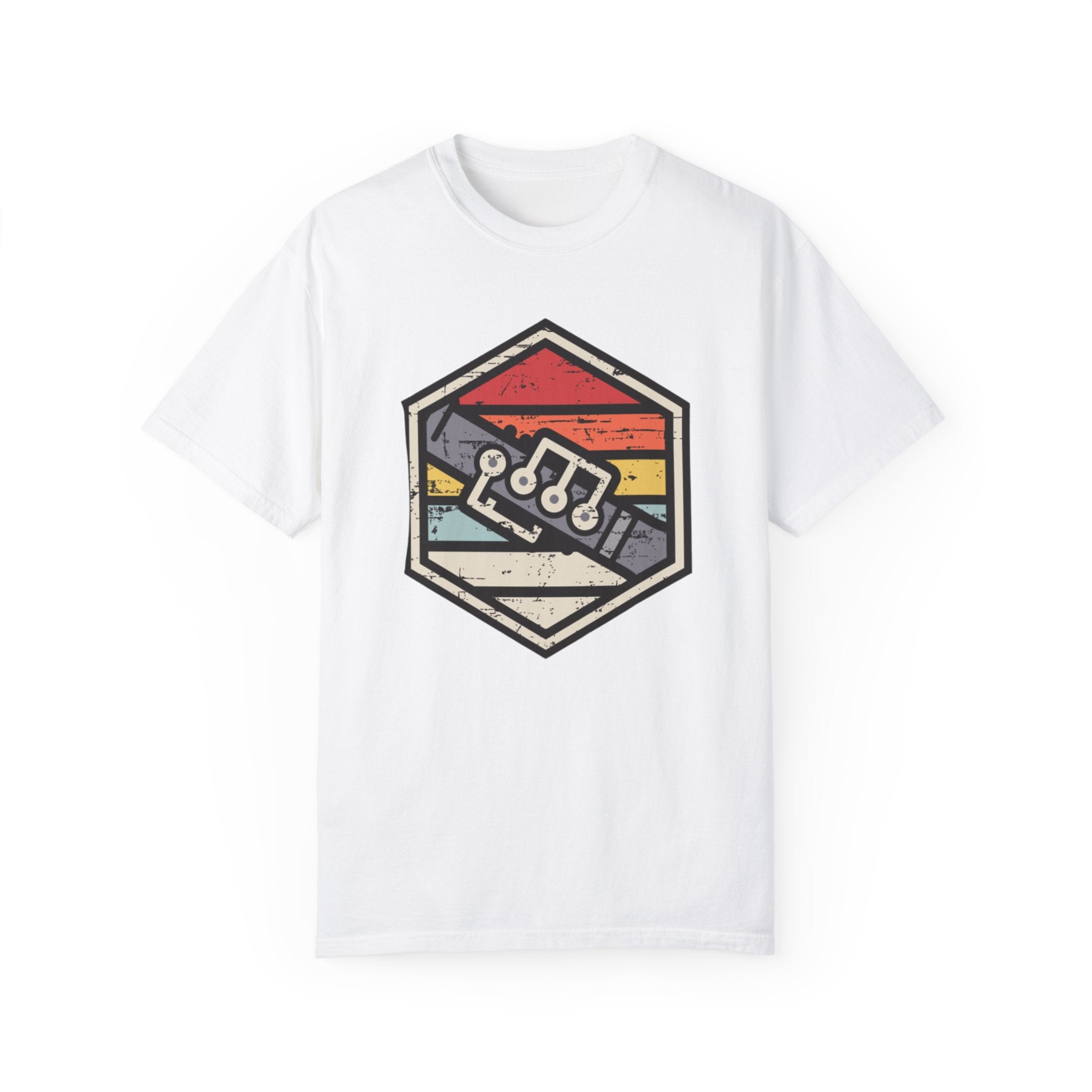 Retro Badge Oboe T-Shirt – Vintage Woodwind Music Tee for Oboists & Band Fans