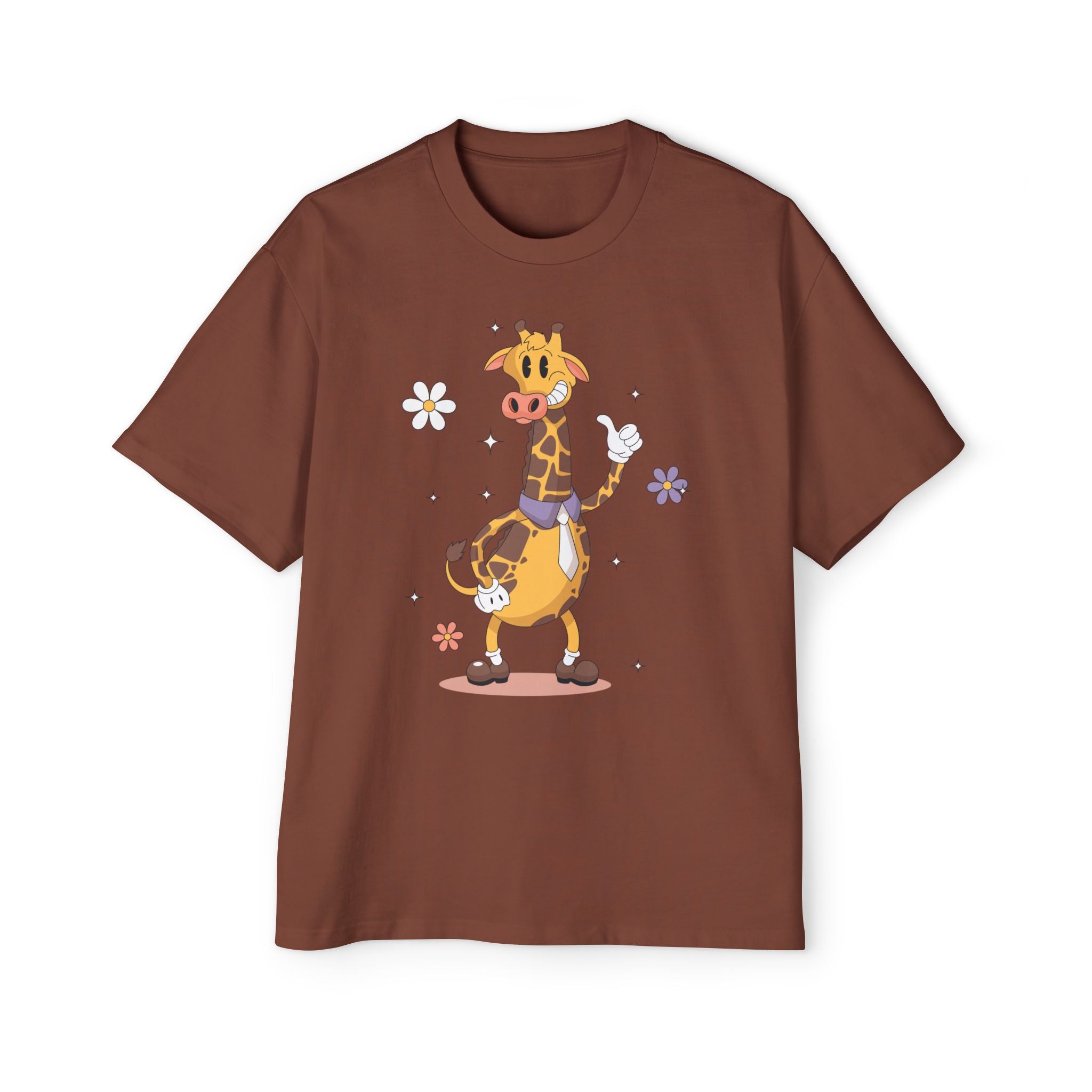Zarafa in a Giraffic Mood cartoon T shirt