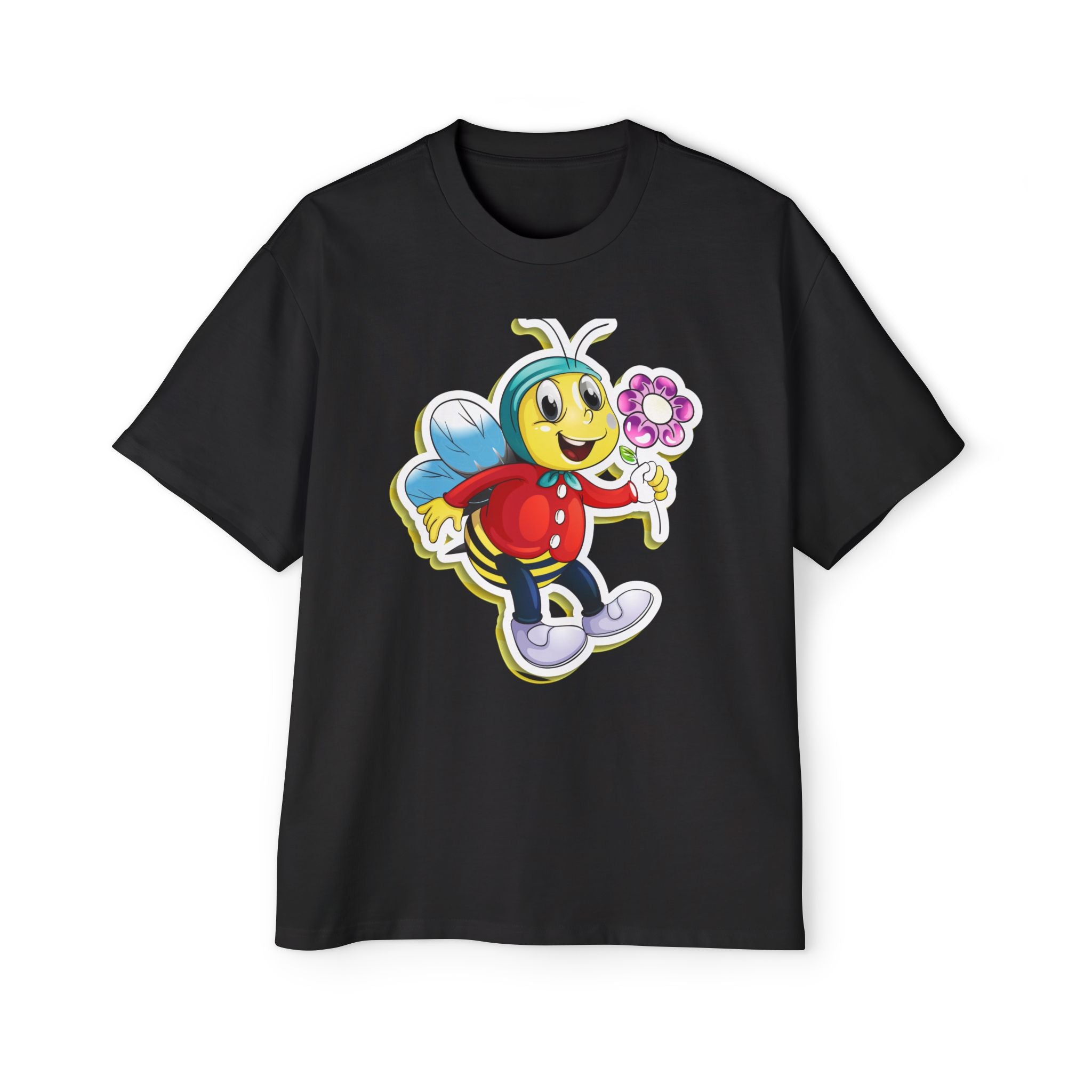 little honey smile with flower cartoon T-Shirt