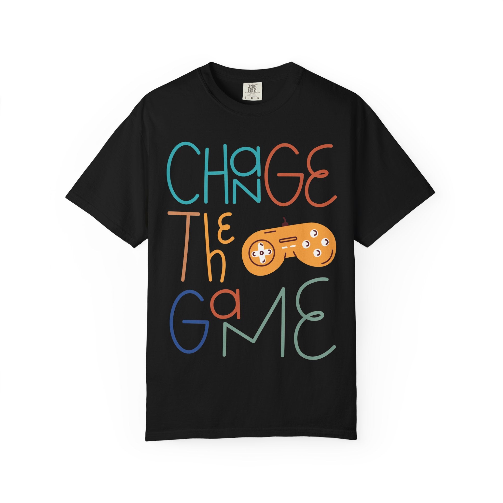 Change The Game Controller T-Shirt - Gamer Motivation Tee