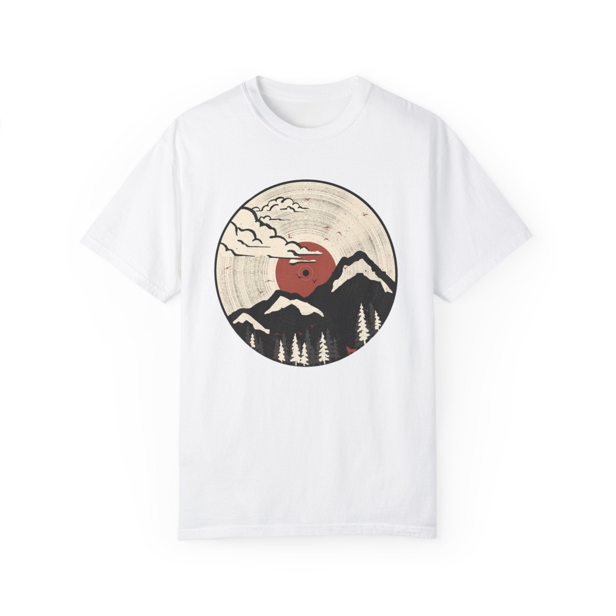 MTN LP... T-Shirt – Minimalist Vinyl Record-Inspired Tee for Music Lovers