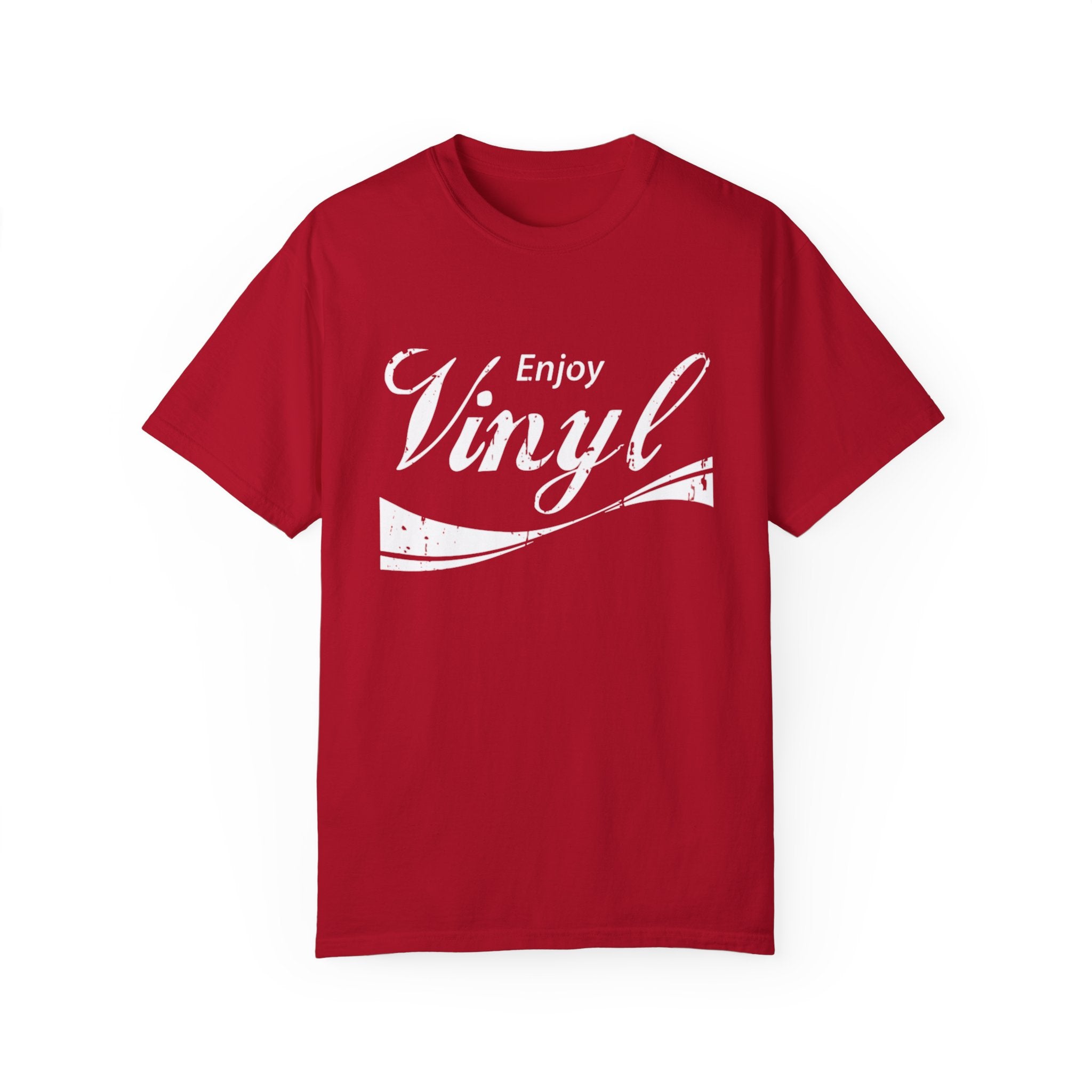 Enjoy Vinyl Record T-Shirt – Retro Music Lover’s Graphic Tee