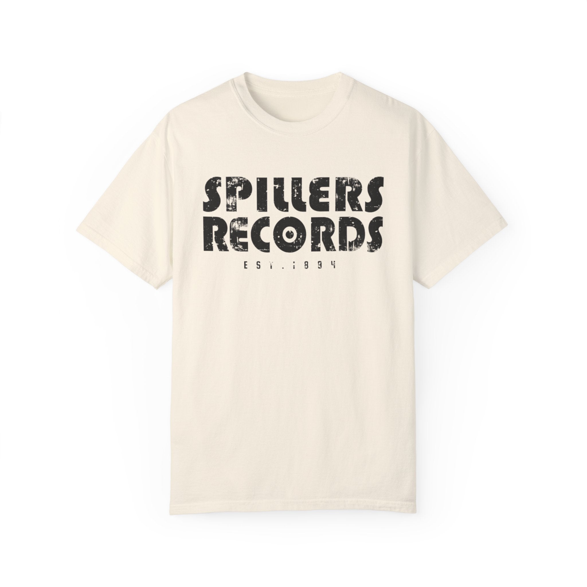 Spillers Records 1894 T-Shirt – Vintage Music Shop Tee for Vinyl Lovers