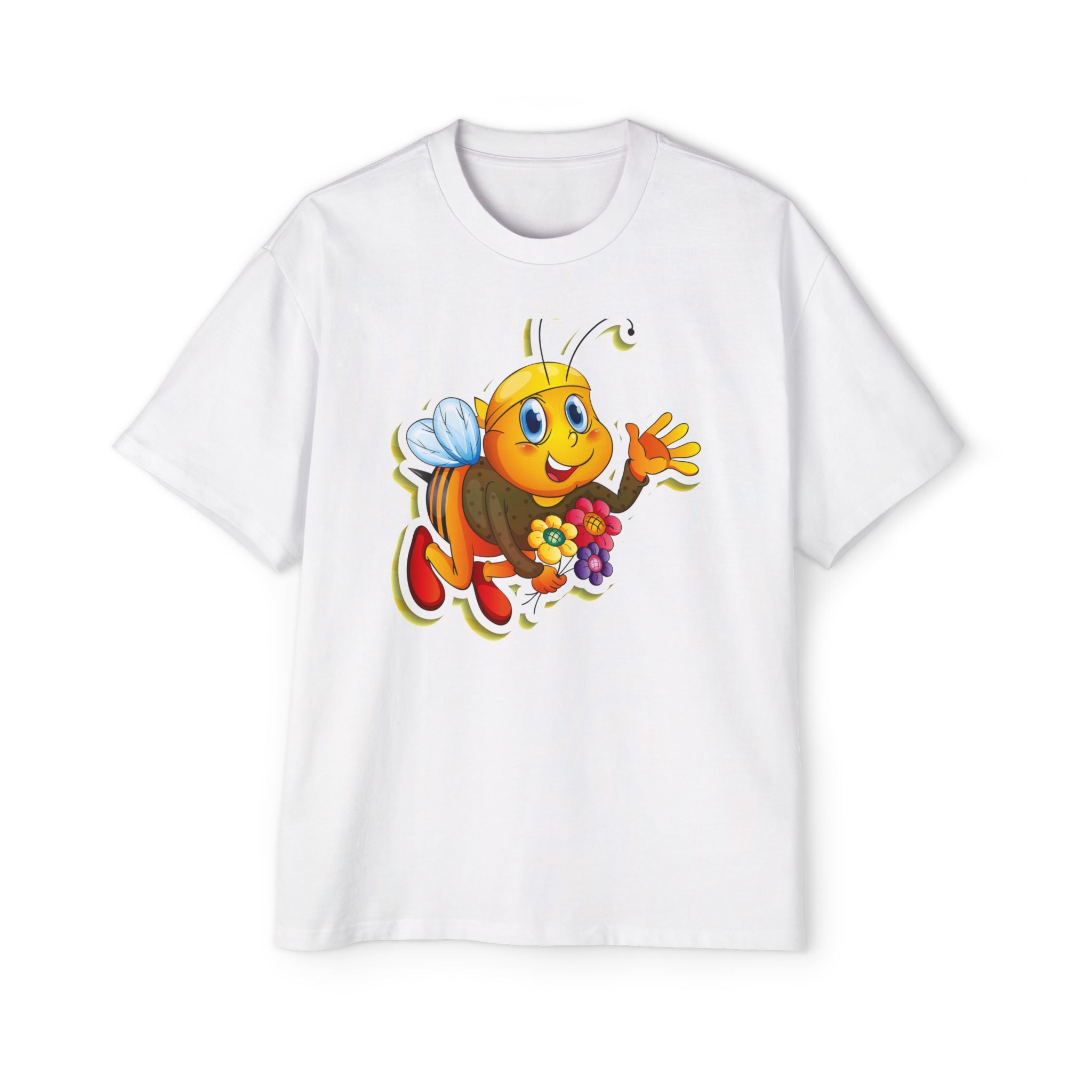 little smile honey flying cartoon t shirt
