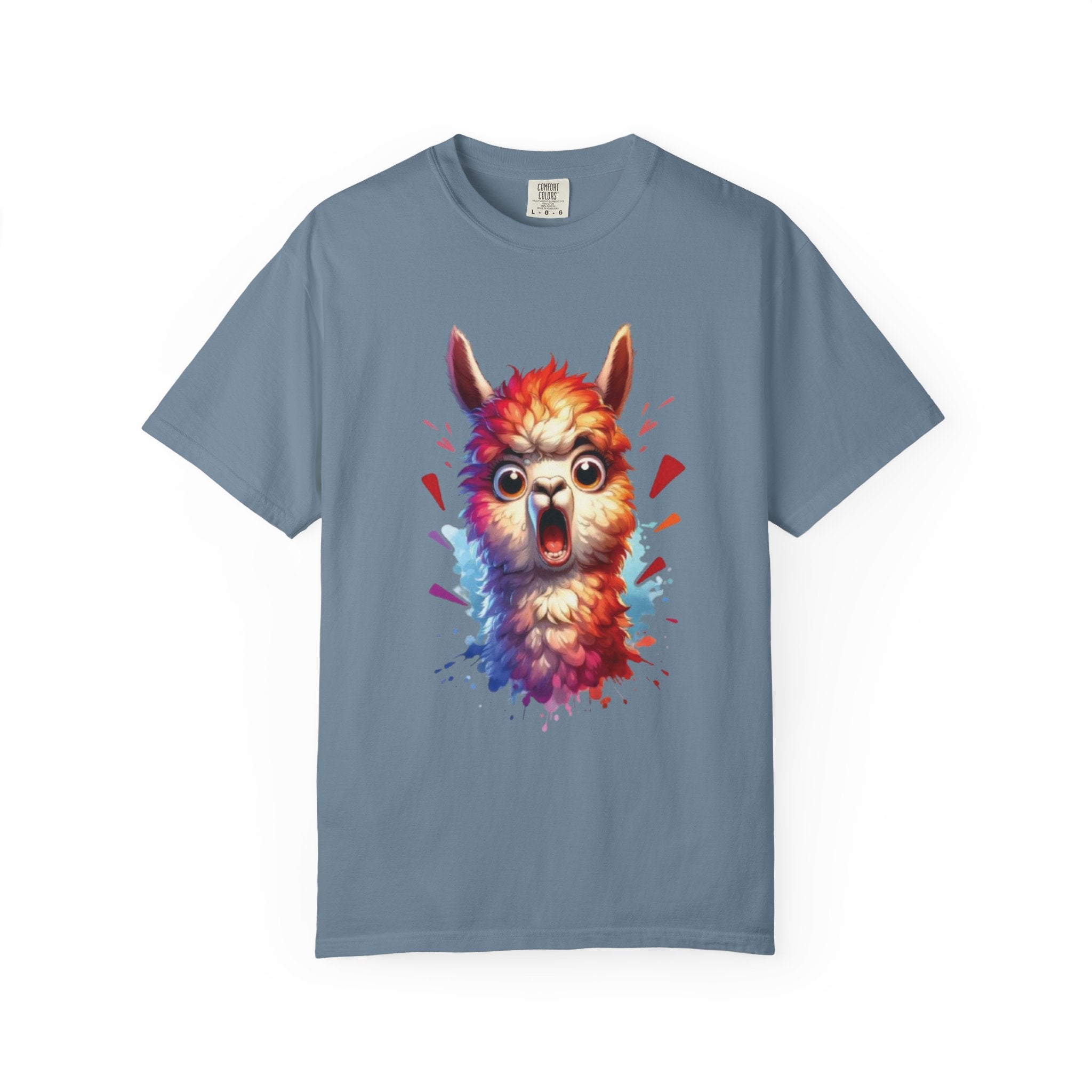 Funny Llama  Graphic Tee– Fluffy Chaos & Drama Meme T-Shirt