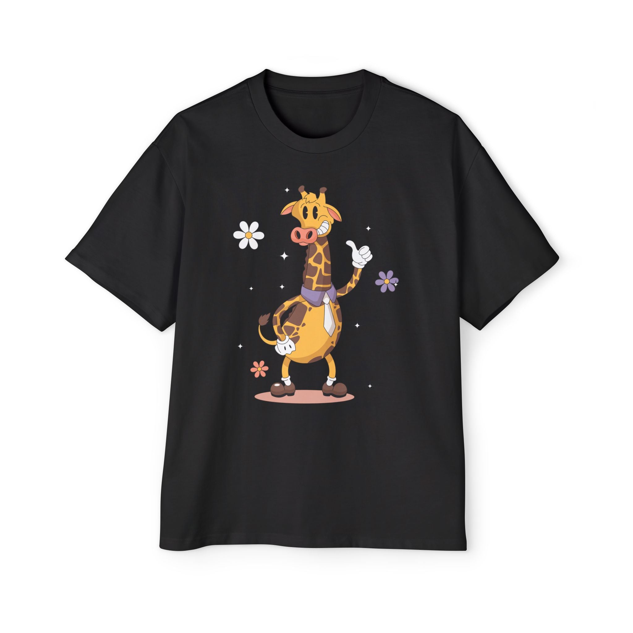 Zarafa in a Giraffic Mood cartoon T shirt