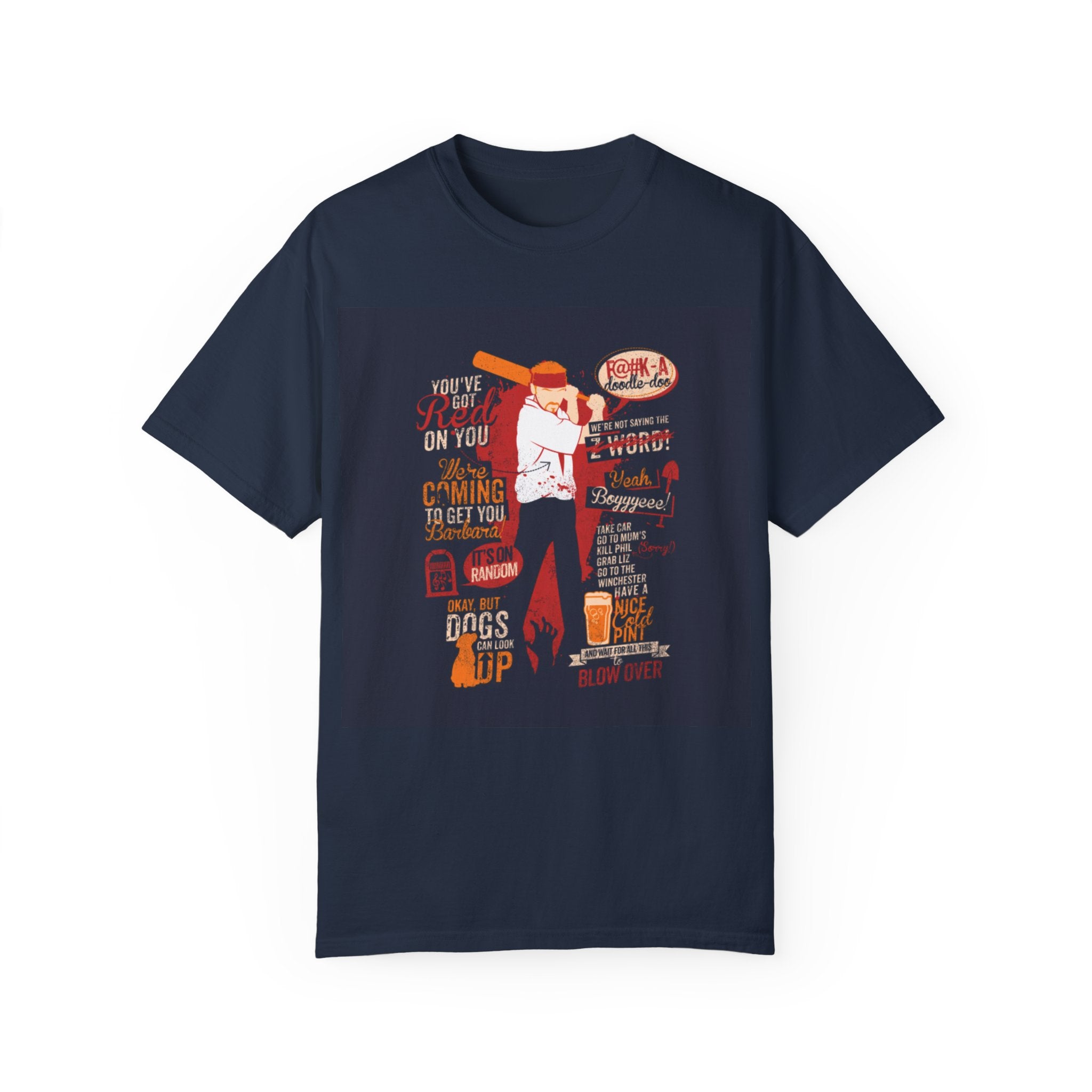 Shaun of The Dead Quotes T- Shirt