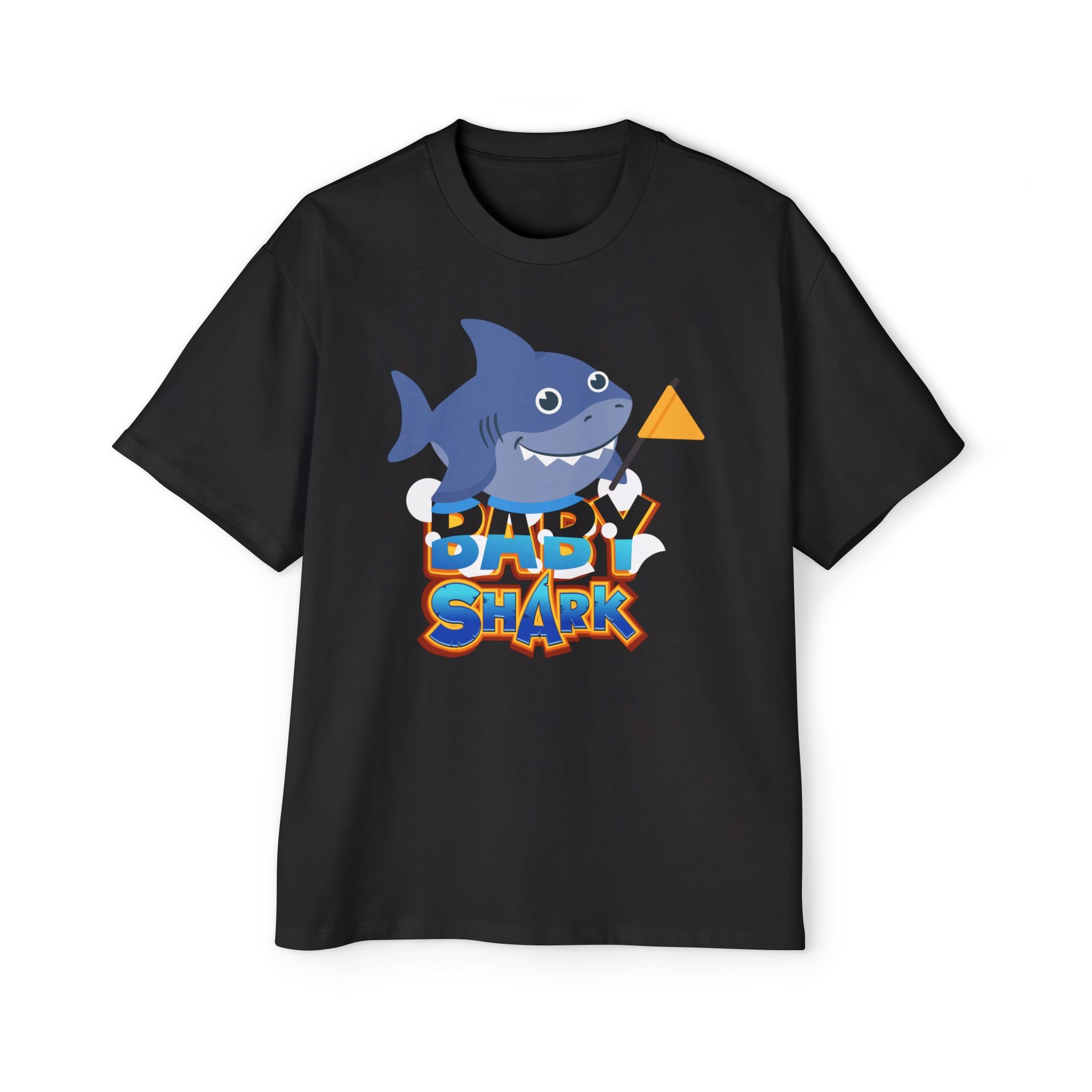 Happy Baby Shark T-Shirt – Adorable Smiling Cartoon Design