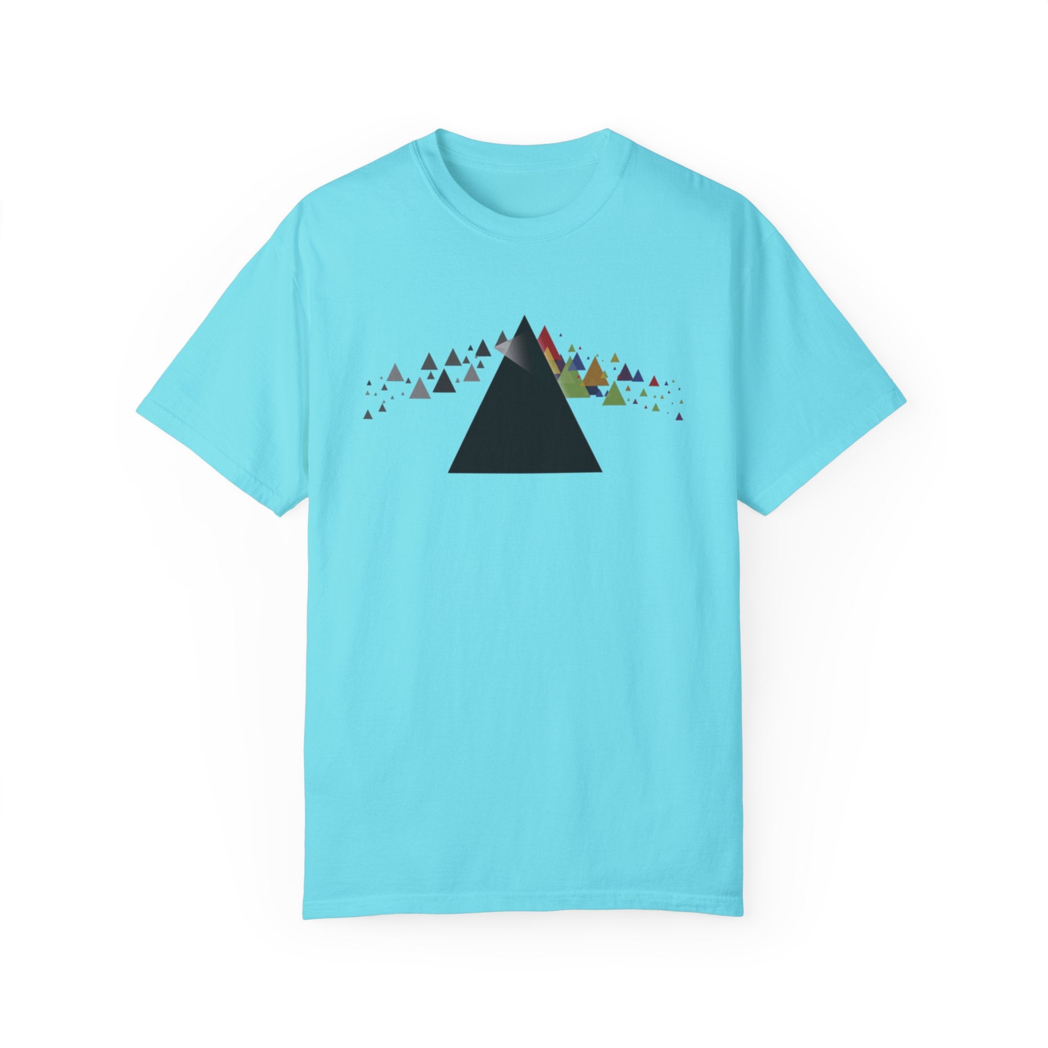 Pink Floyd Triangle Design T-Shirt – Classic Rock Tee with Iconic Prism Graphic